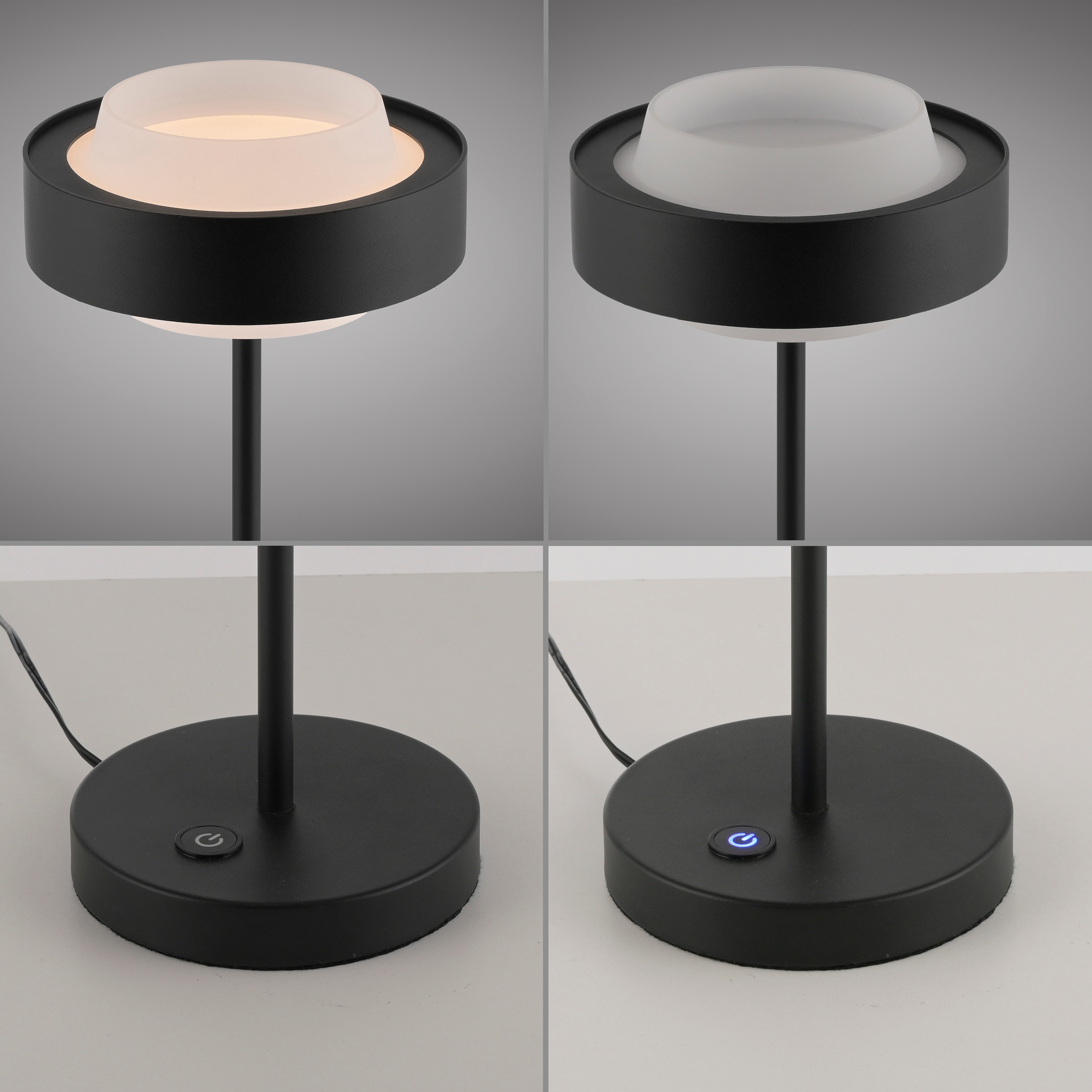 SCHÖNER WOHNEN-Kollektion LED Tischleuchte »ELMO« LED-Board 1 Stk. Warmweiß SCHÖNER WOHNEN Kollektion, Touchdimmer, Memoryfunktion