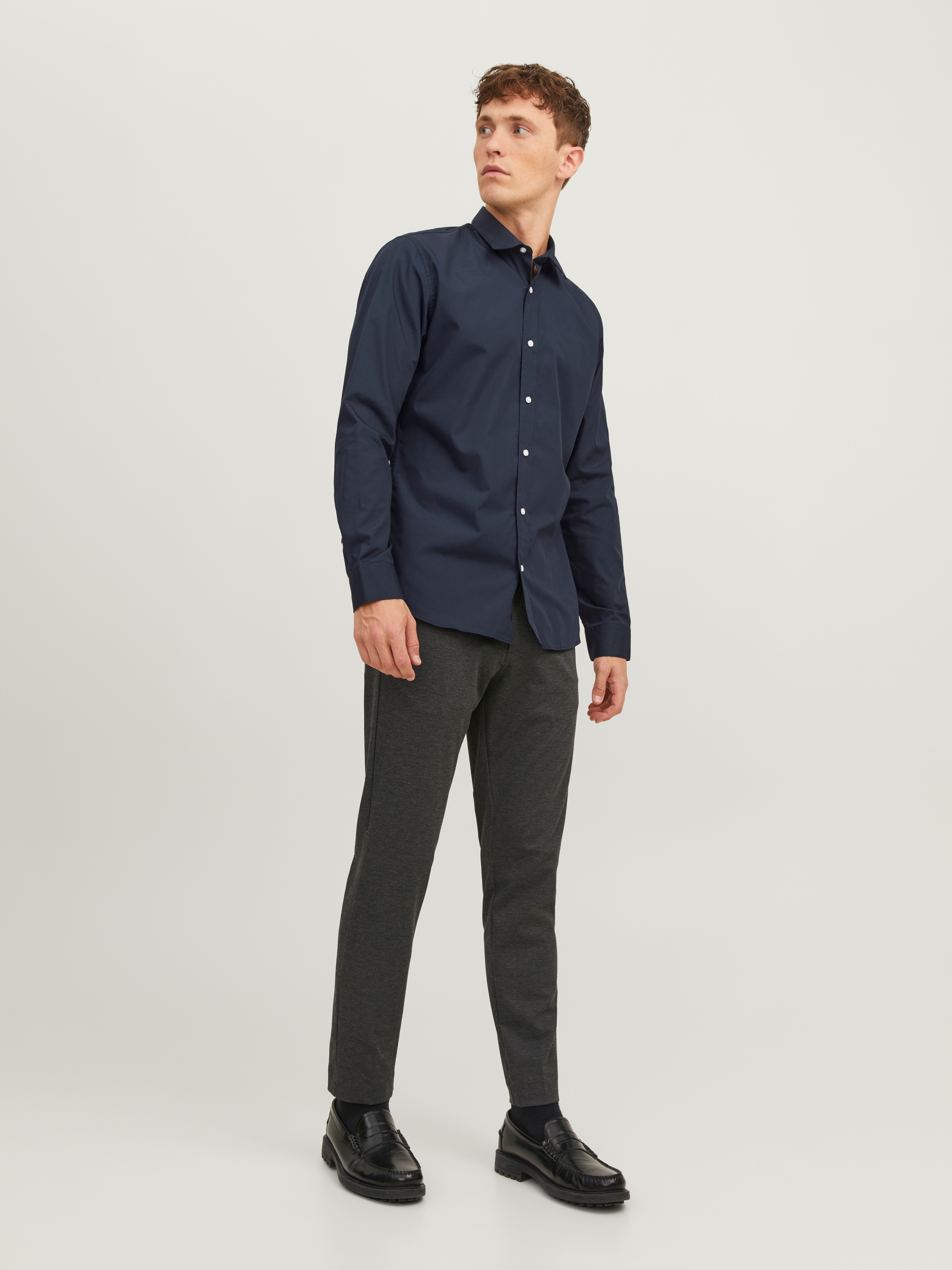 Jack & Jones Langarmhemd »JJJOE SHIRT LS PLAIN«