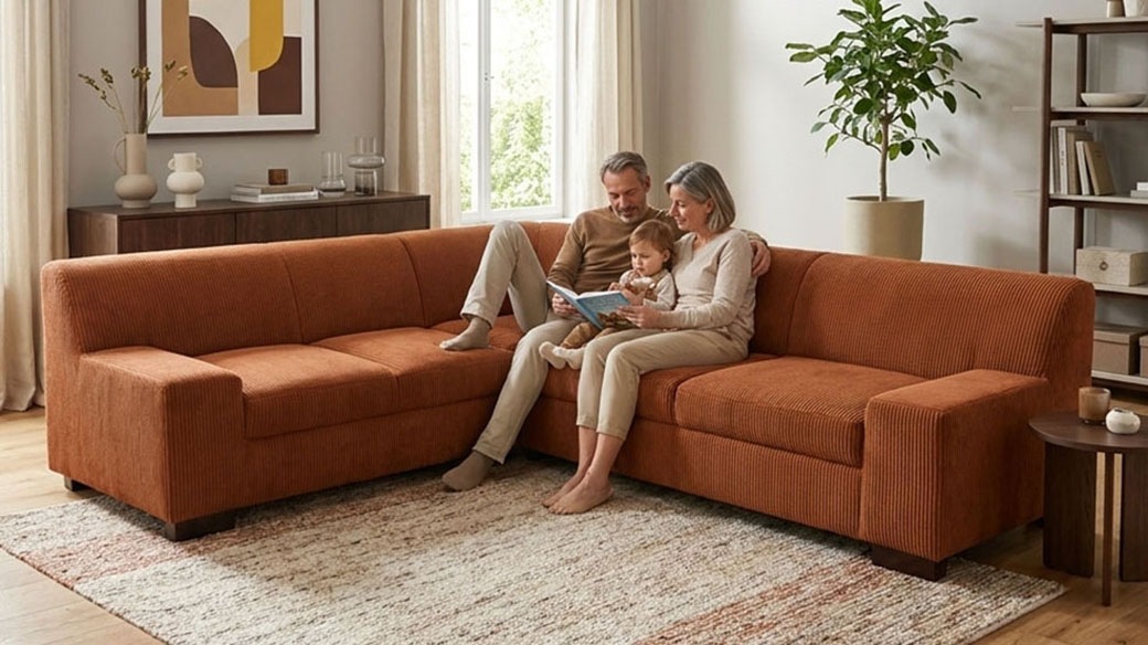 OTTO home "Faxxe 249 x 214 cm, auch mit Schlaffunktion" aus haustierfreundlichem Pet Friendly Cord, L-Form