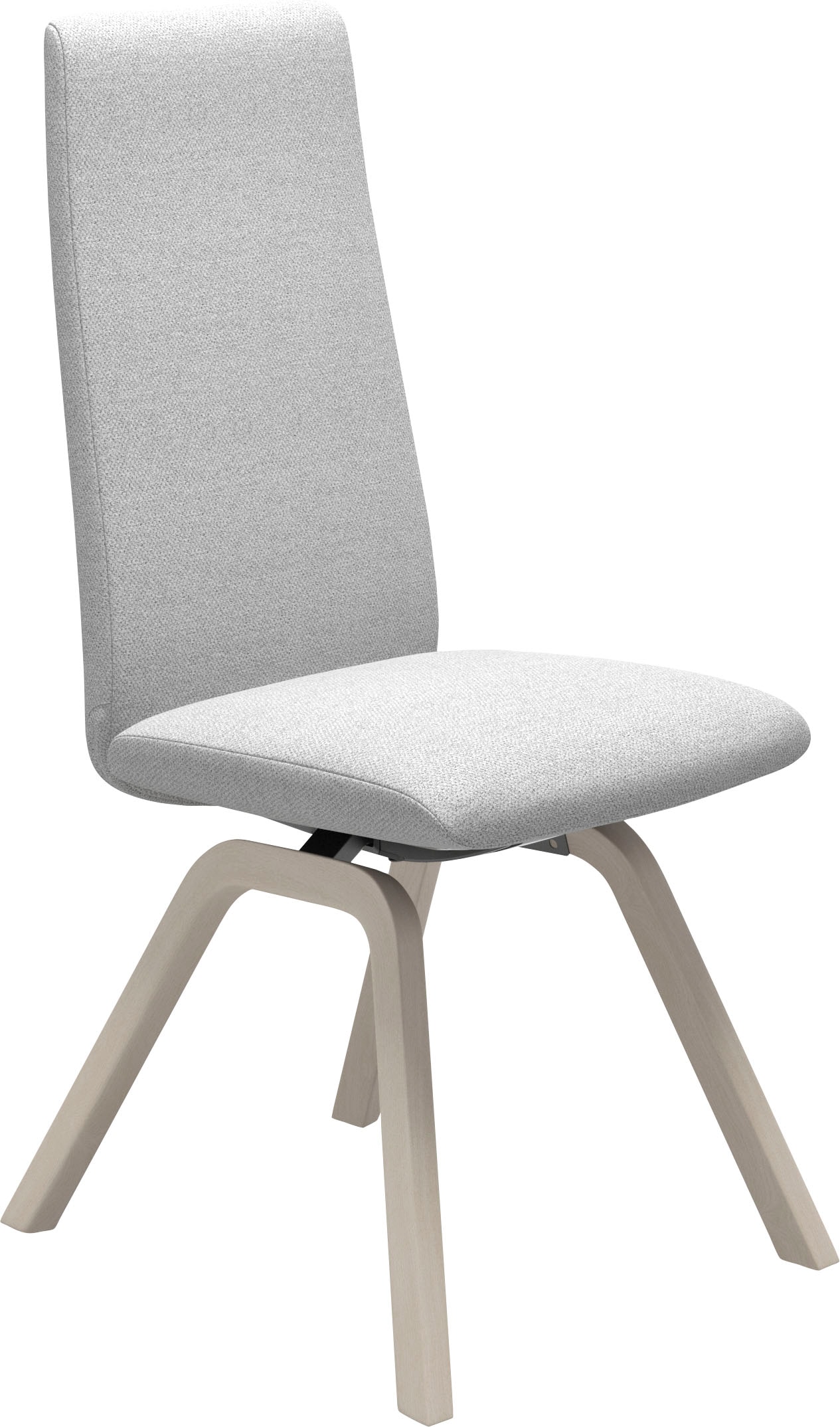 Stressless® Polsterstuhl »Laurel«, ROHLEDER Stoff Q2 FARON, High Back, Größe M, mit schräggestellten Beinen in Eiche gekalkt