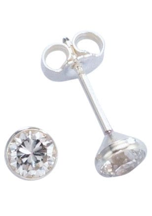Firetti Paar Ohrstecker »Schmuck Geschenk Silber 925 Ohrschmuck Solitär«, Made in Germany - mit Zirkonia (synth.)