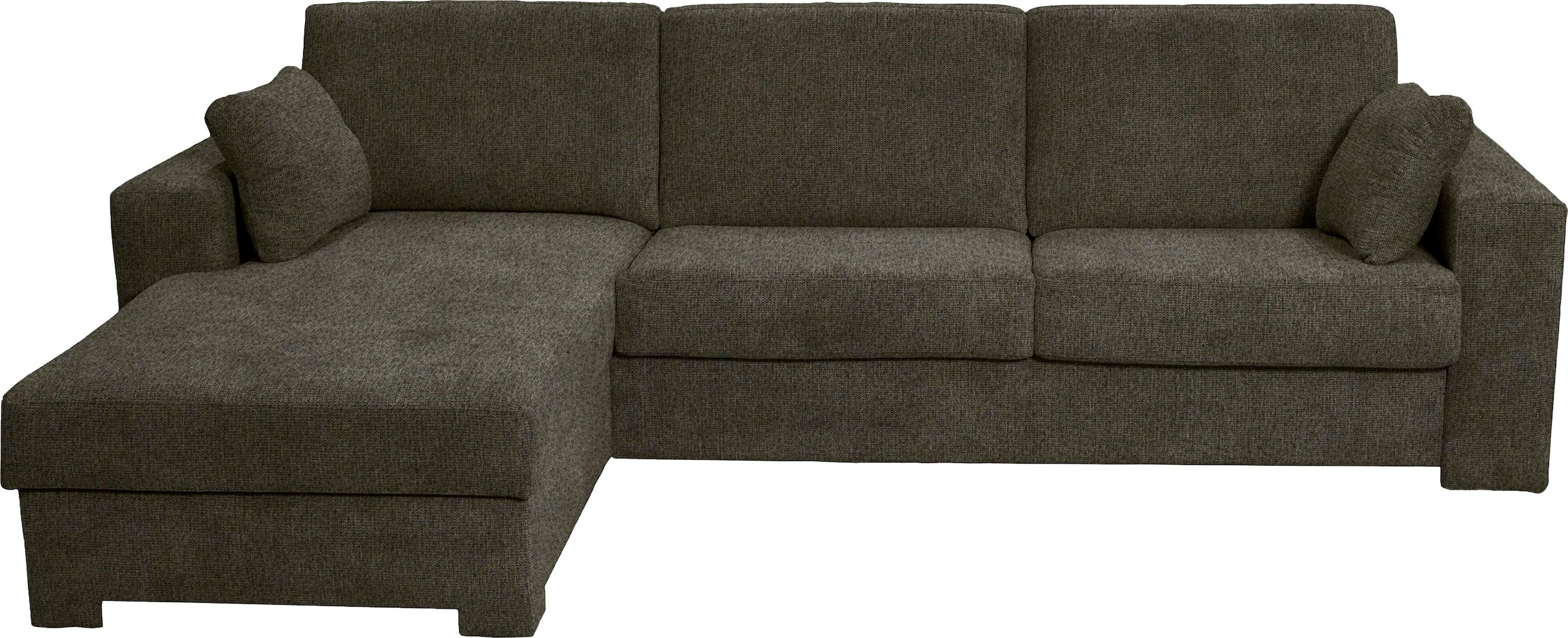 Home affaire Ecksofa »Roma "M" Matratzenhöhe 14 cm, Dauerschlaffunktion, mit Unterfederung,«, Liegemaße ca 143x198 cm, L-Form