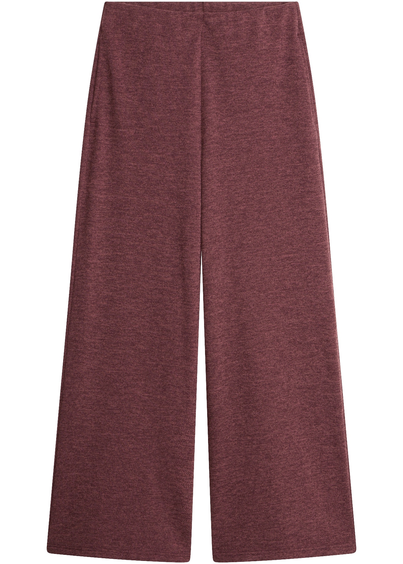 bonprix Stoffhose  mit elastischem Bund, Loose Fit, aus Polyester und Elasthan, casual
