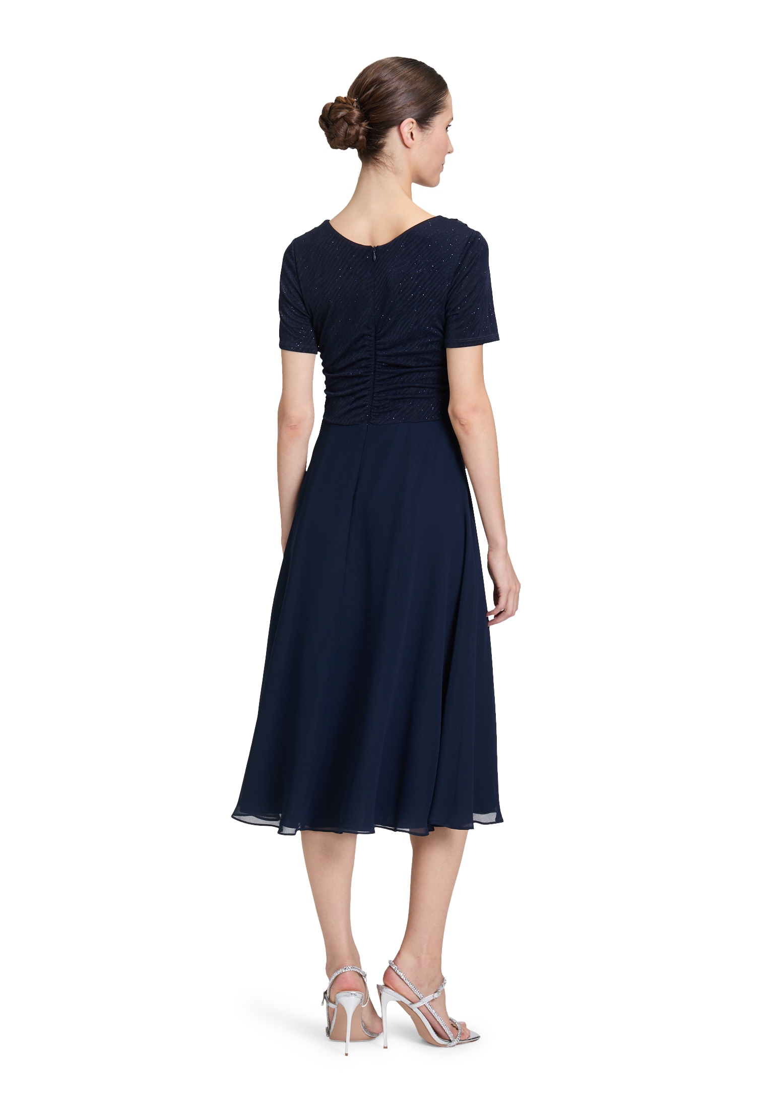Vera Mont Cocktailkleid »Vera Mont Cocktailkleid im Glitzer-Look«, Materialmix