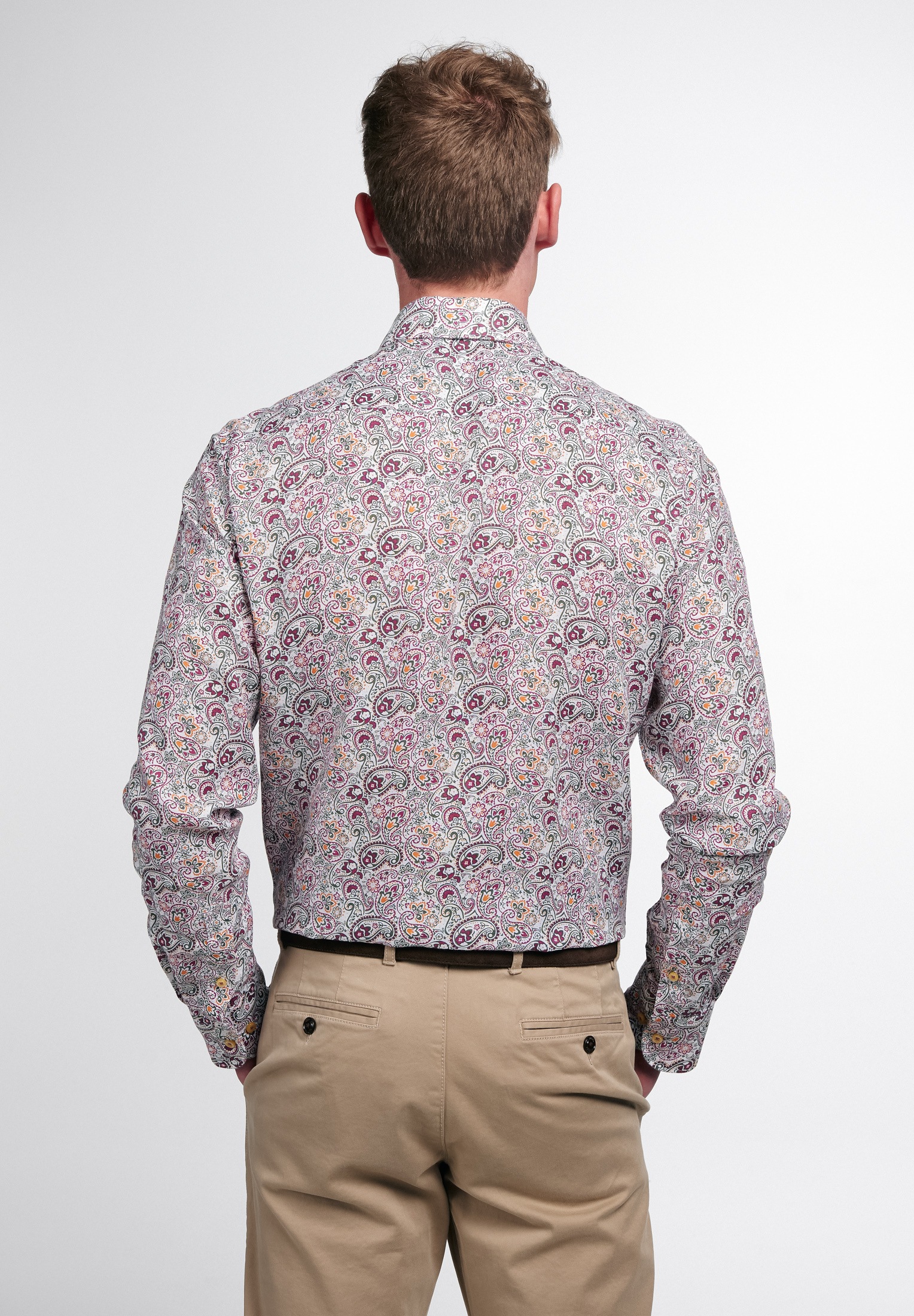 Eterna Langarmhemd "SLIM FIT" EASY IRON (bügelleicht) günstig online kaufen