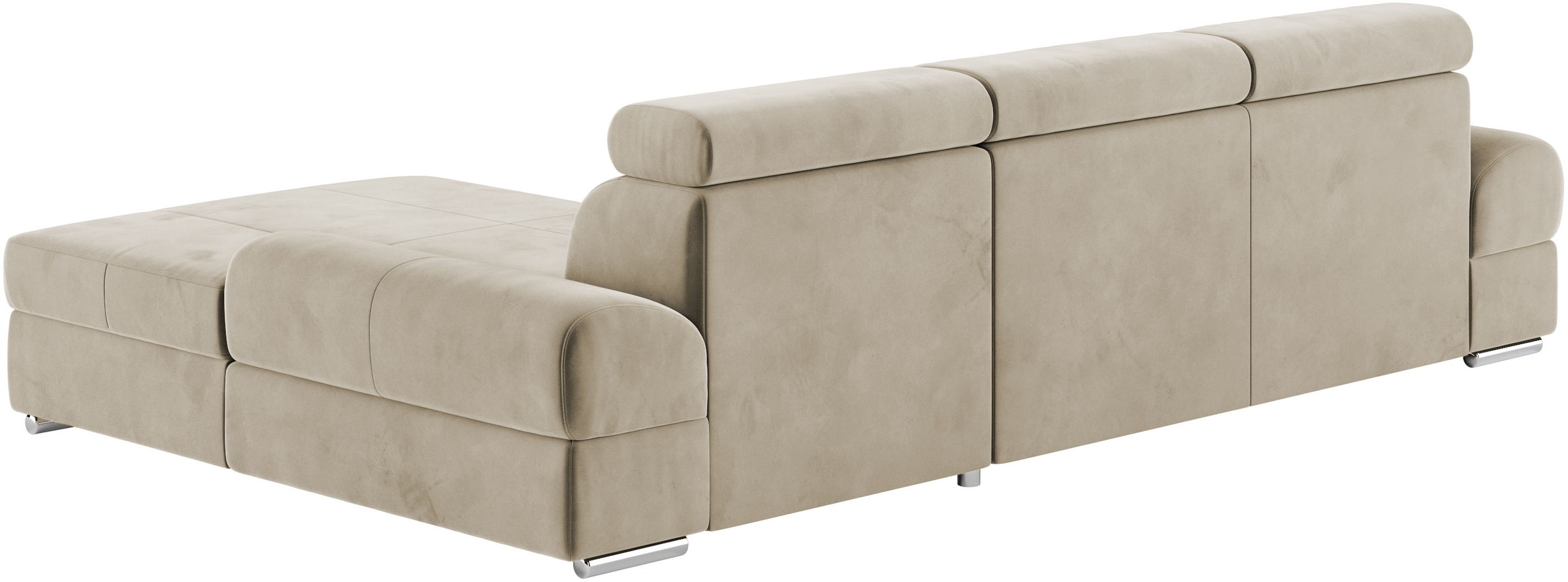 sit&more Ecksofa »Broadway L-Form«, inklusive Kopfteilverstellung, wahlweise mit Bettfunktion