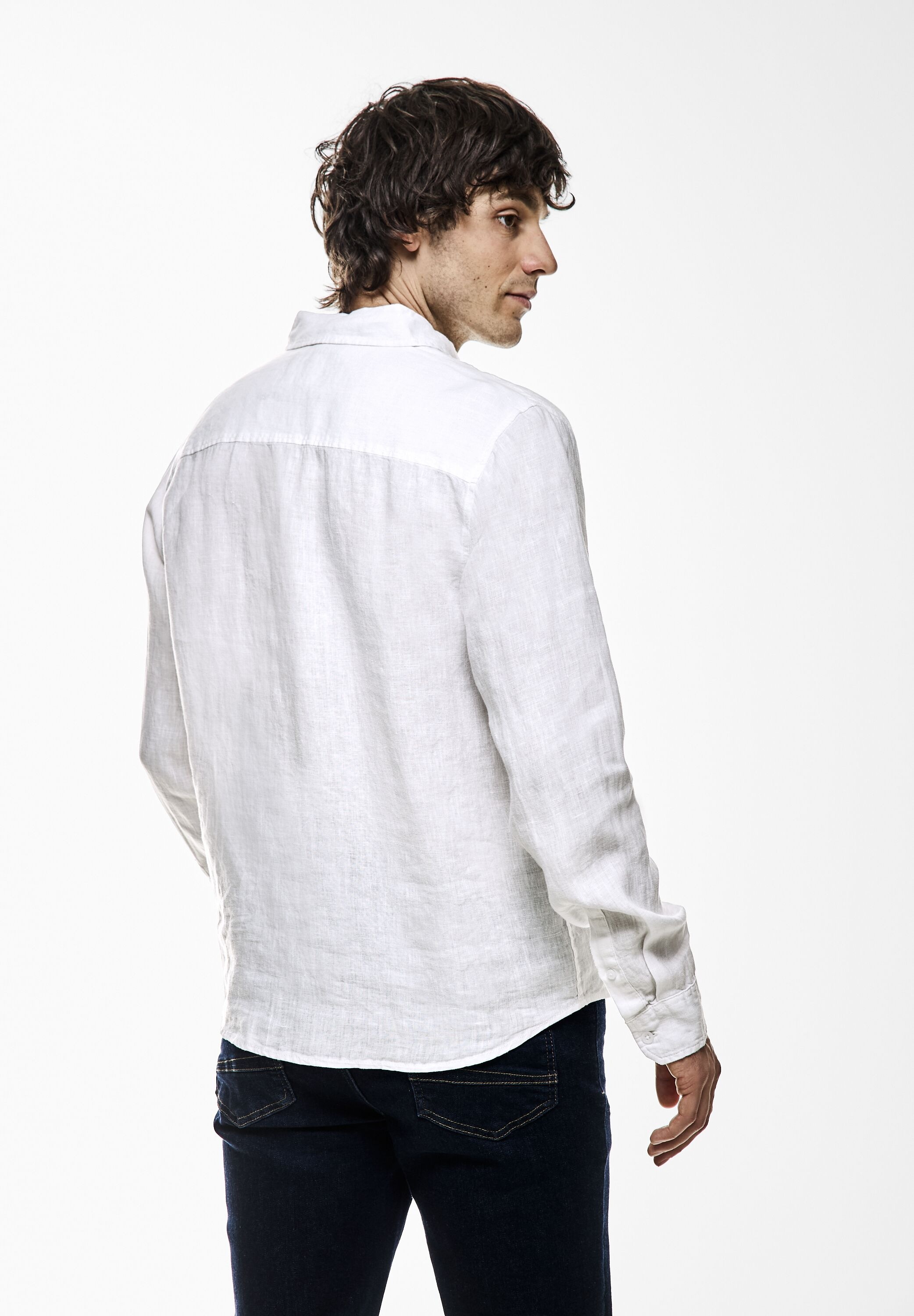 STREET ONE MEN Langarmhemd, soft und weich günstig online kaufen