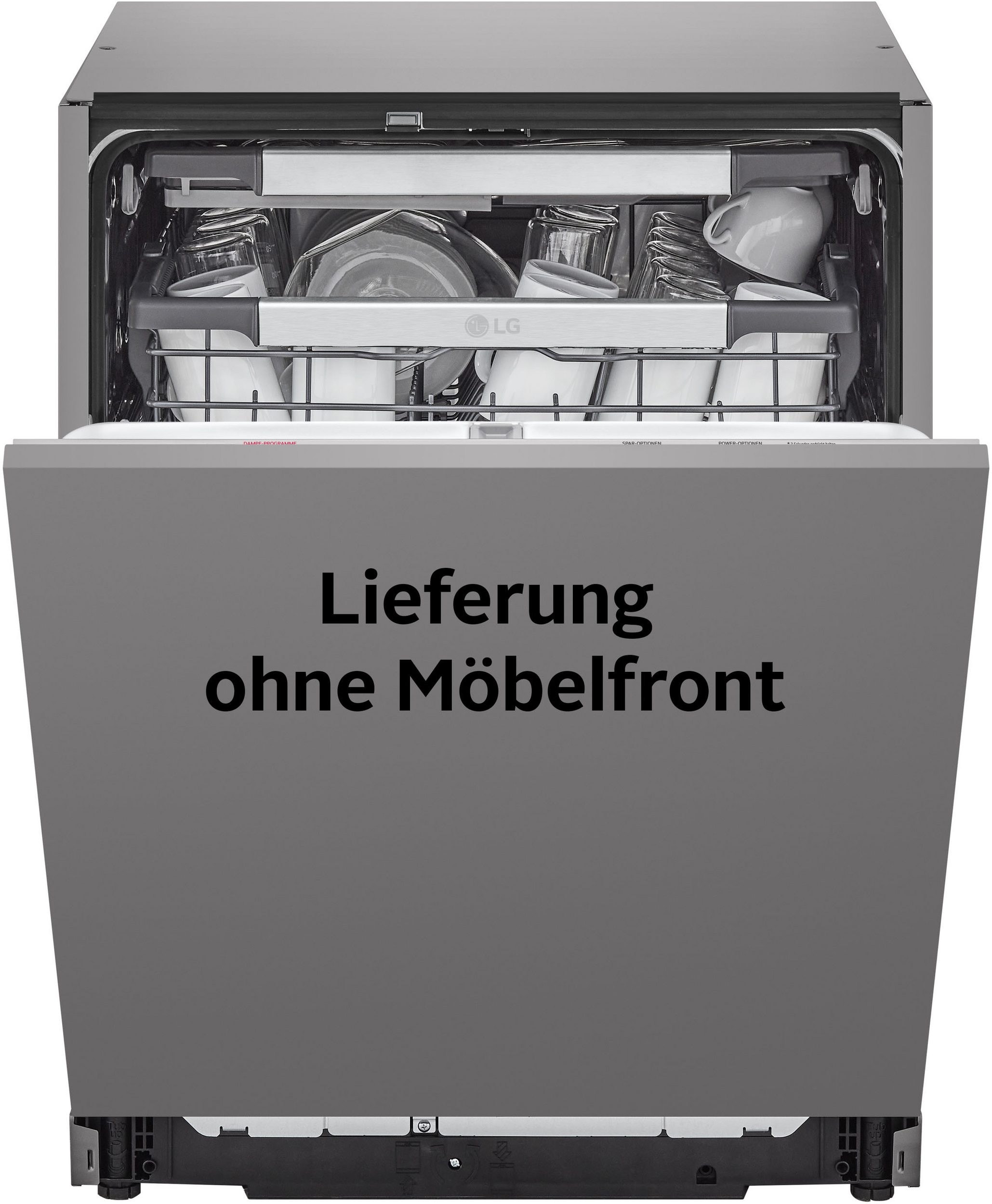 LG "DB597TXS" 14 tlg. Maßgedecke Möbelfront ist nicht im Lieferumfang enthalten