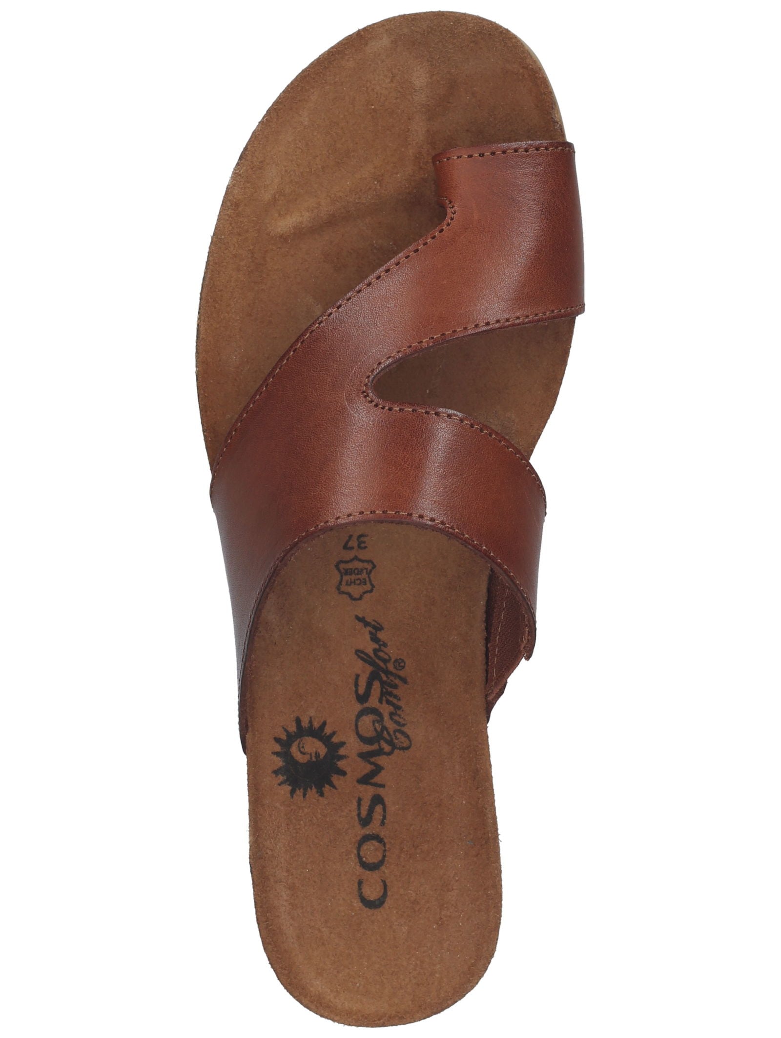 COSMOS Comfort Zehentrenner »COSMOS Comfort Pantoletten Leder«