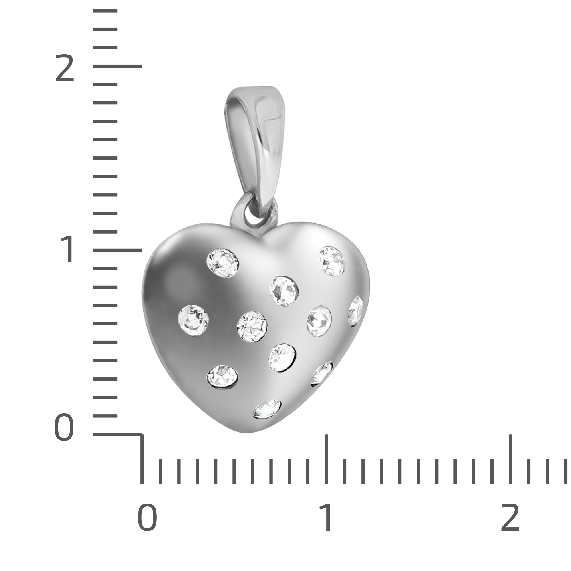 Vivance Kettenanhänger »925 Silber rhodiniert mit Zirkonia«
