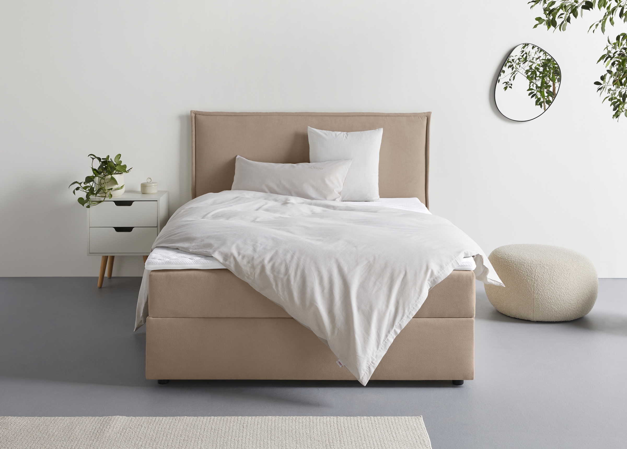 s.Oliver Boxbett »Alissia« Boxbett mit Bettkasten, inkl. Topper