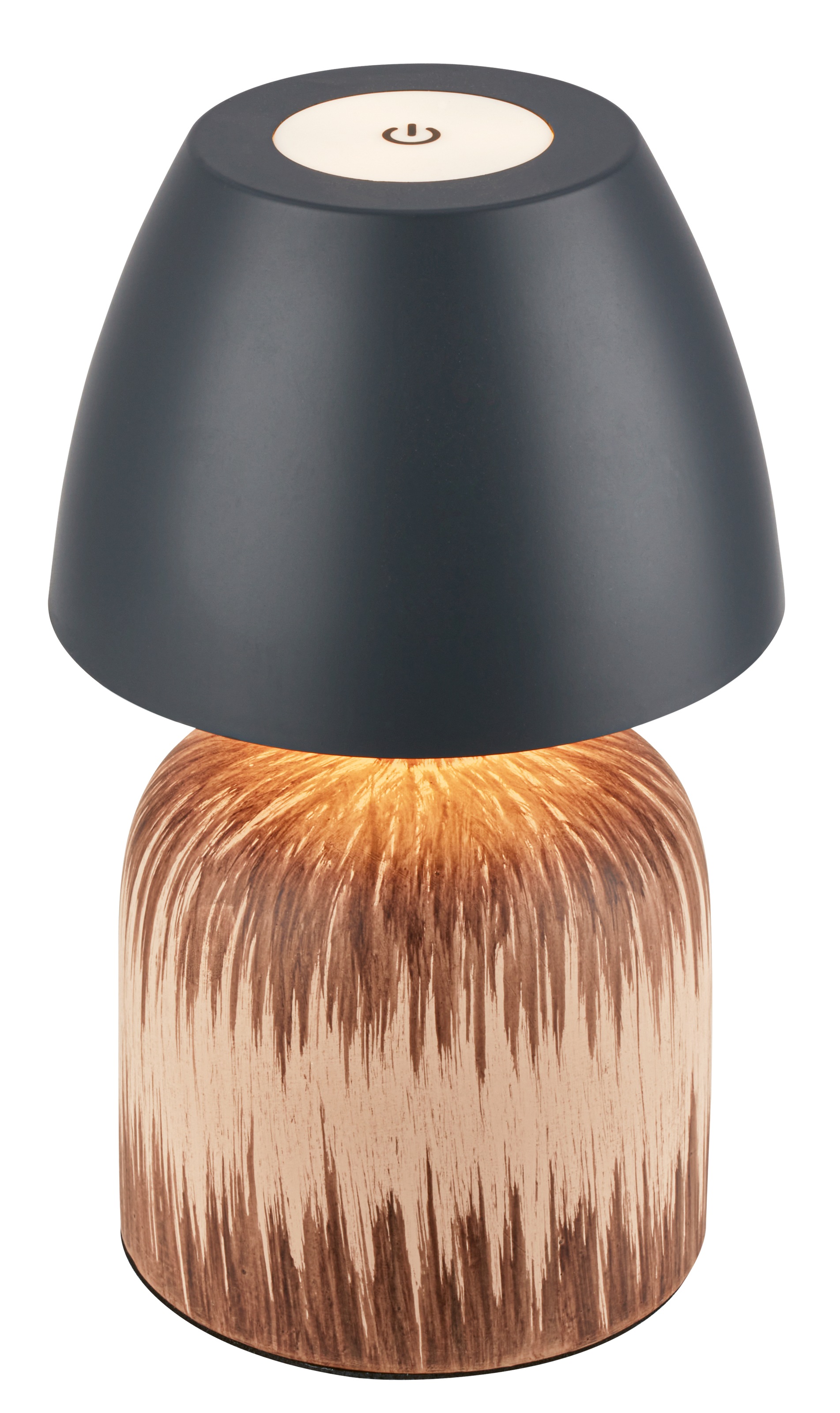 LED Außen-Tischleuchte "CERA 7593014"holzfarben, BRILONER LEUCHTEN, Leuchten