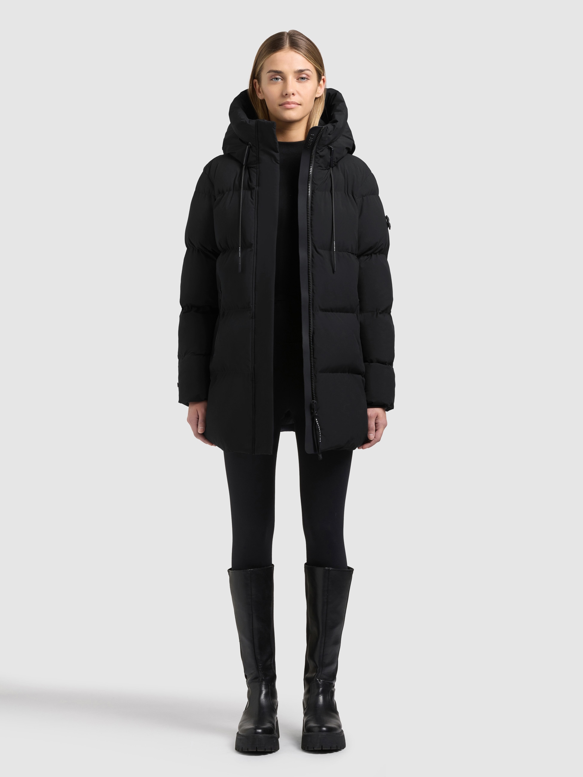 khujo Steppjacke »DROWN2 MATT« mit Kapuze