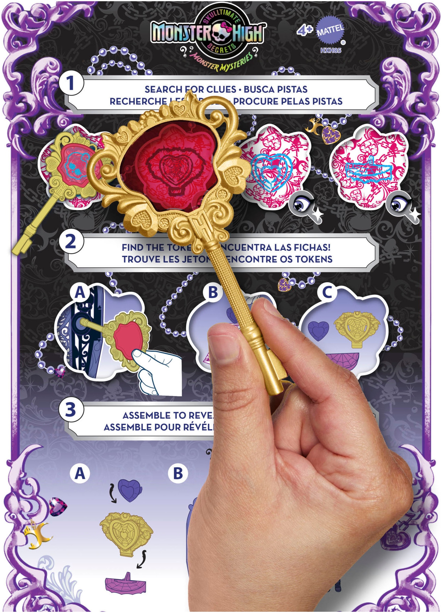 MonsterHigh™ Anziehpuppe »Skulltimate Secrets: Monster Mysteries, Clawdeen Wolf«