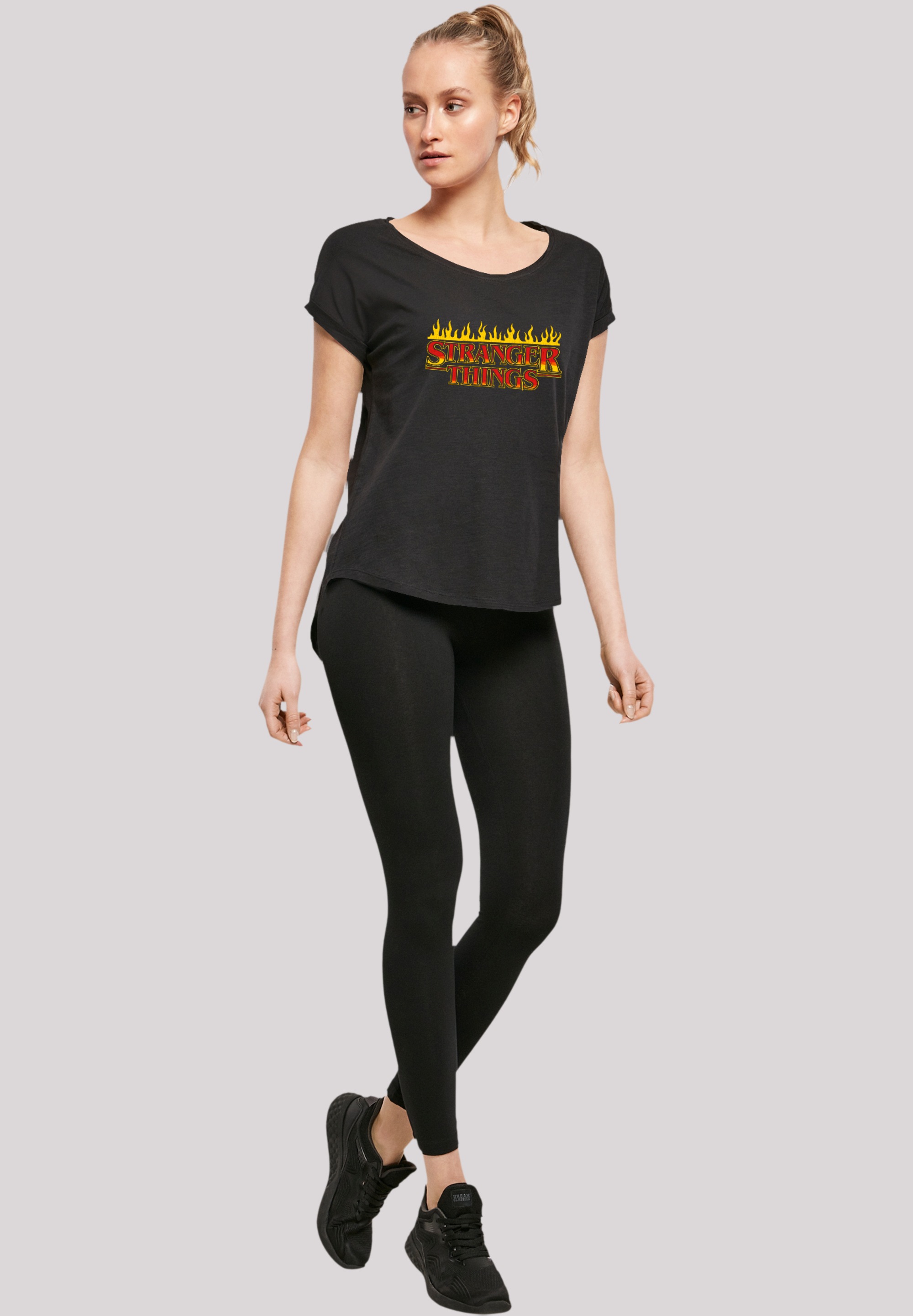 F4NT4STIC T-Shirt »Stranger Things Fire Logo Men Netflix TV Series«, Premium Qualität