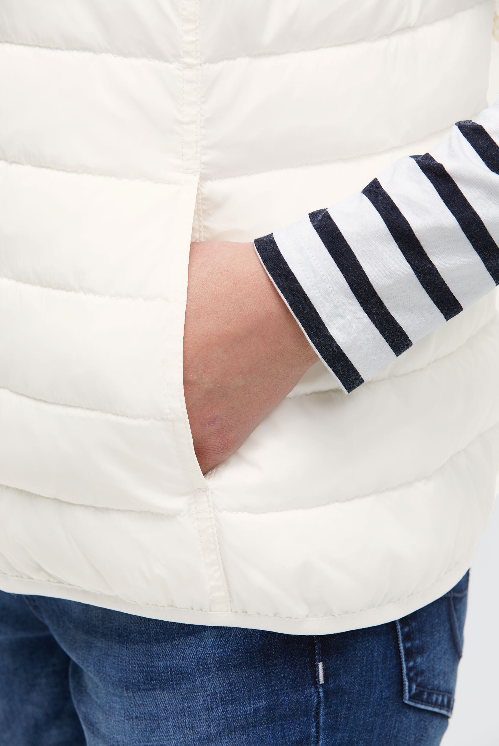 SOCCX Steppweste mit elastischem Saumabschluss