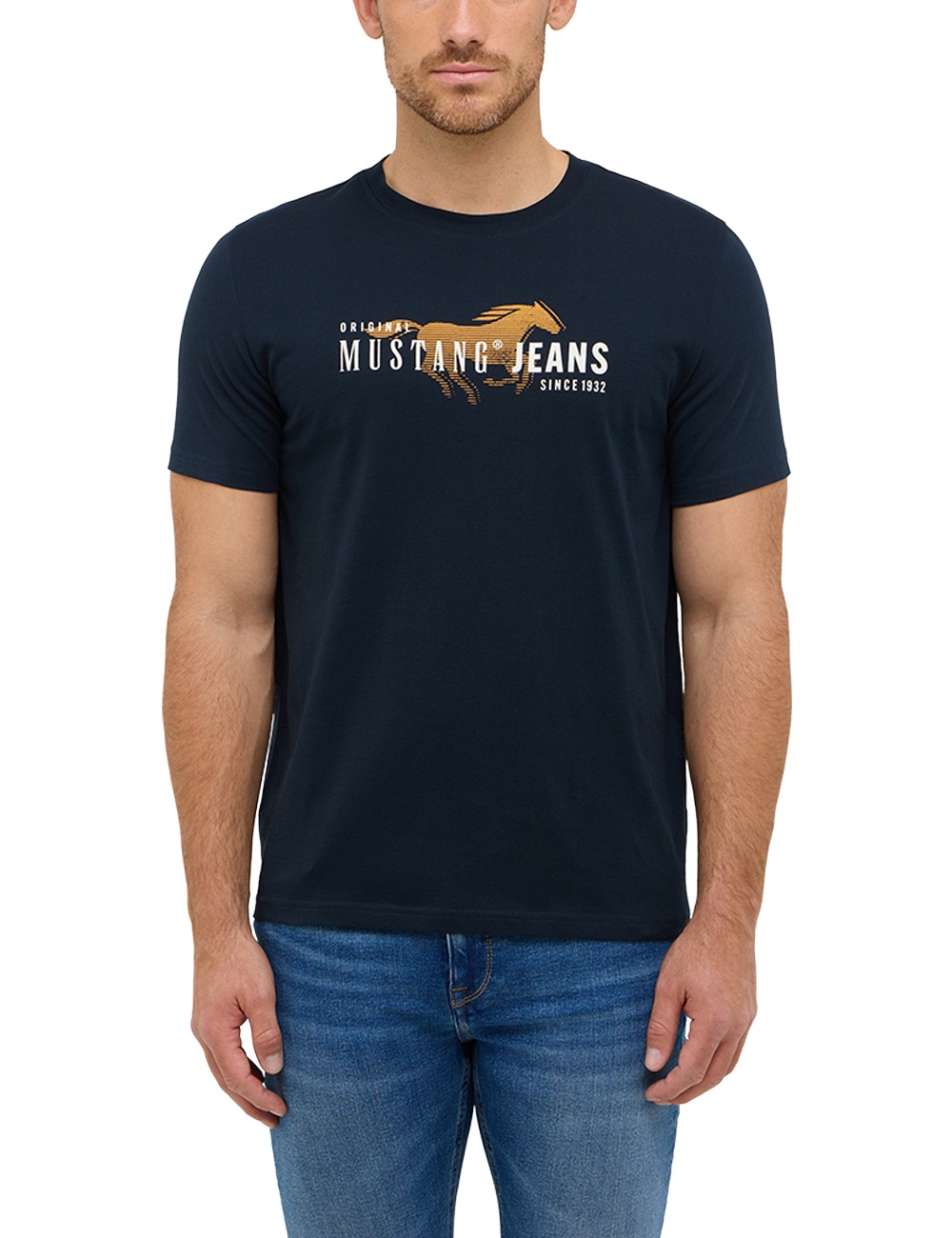 MUSTANG Kurzarmshirt "Herren Style Austin" günstig online kaufen
