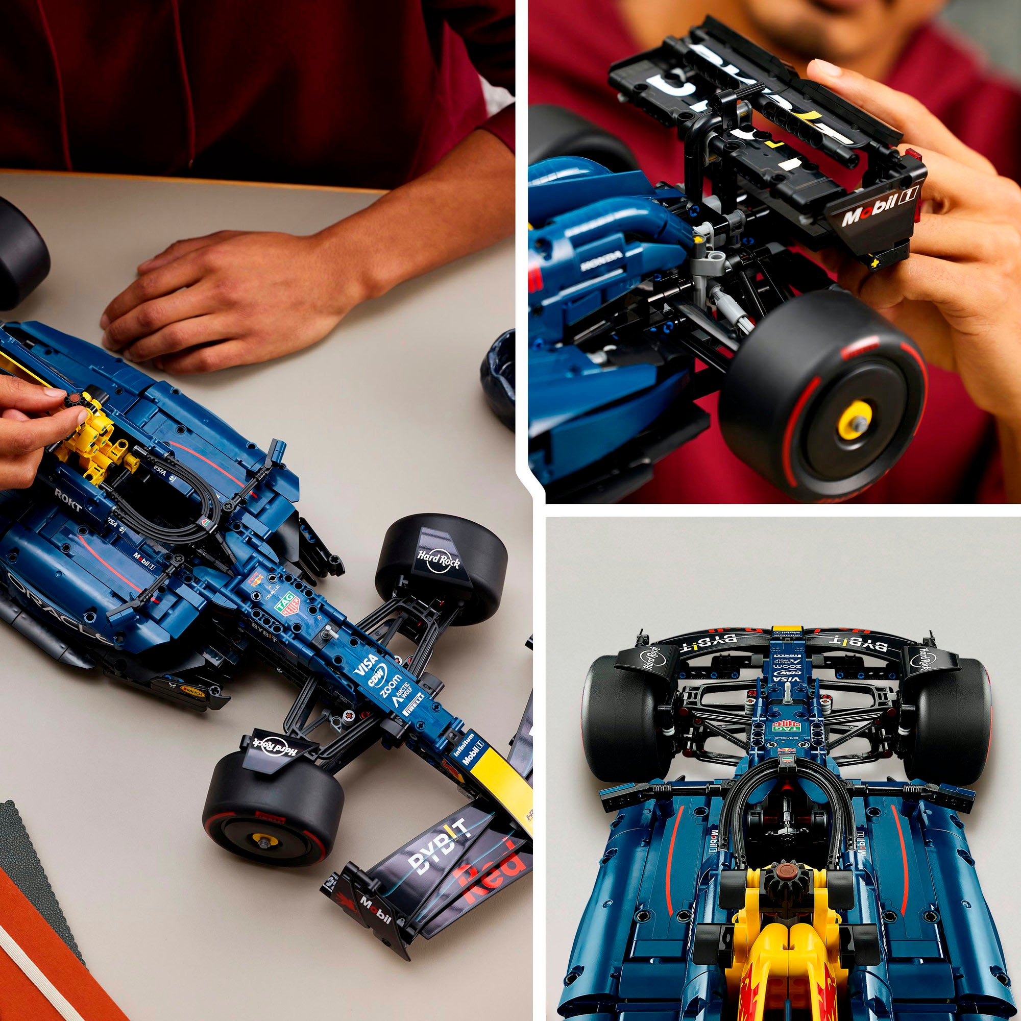 LEGO® Konstruktionsspielsteine »Oracle Red Bull Racing RB20 F1 Rennauto (42206), LEGO Technic«, (1639 St.), Made in Europe
