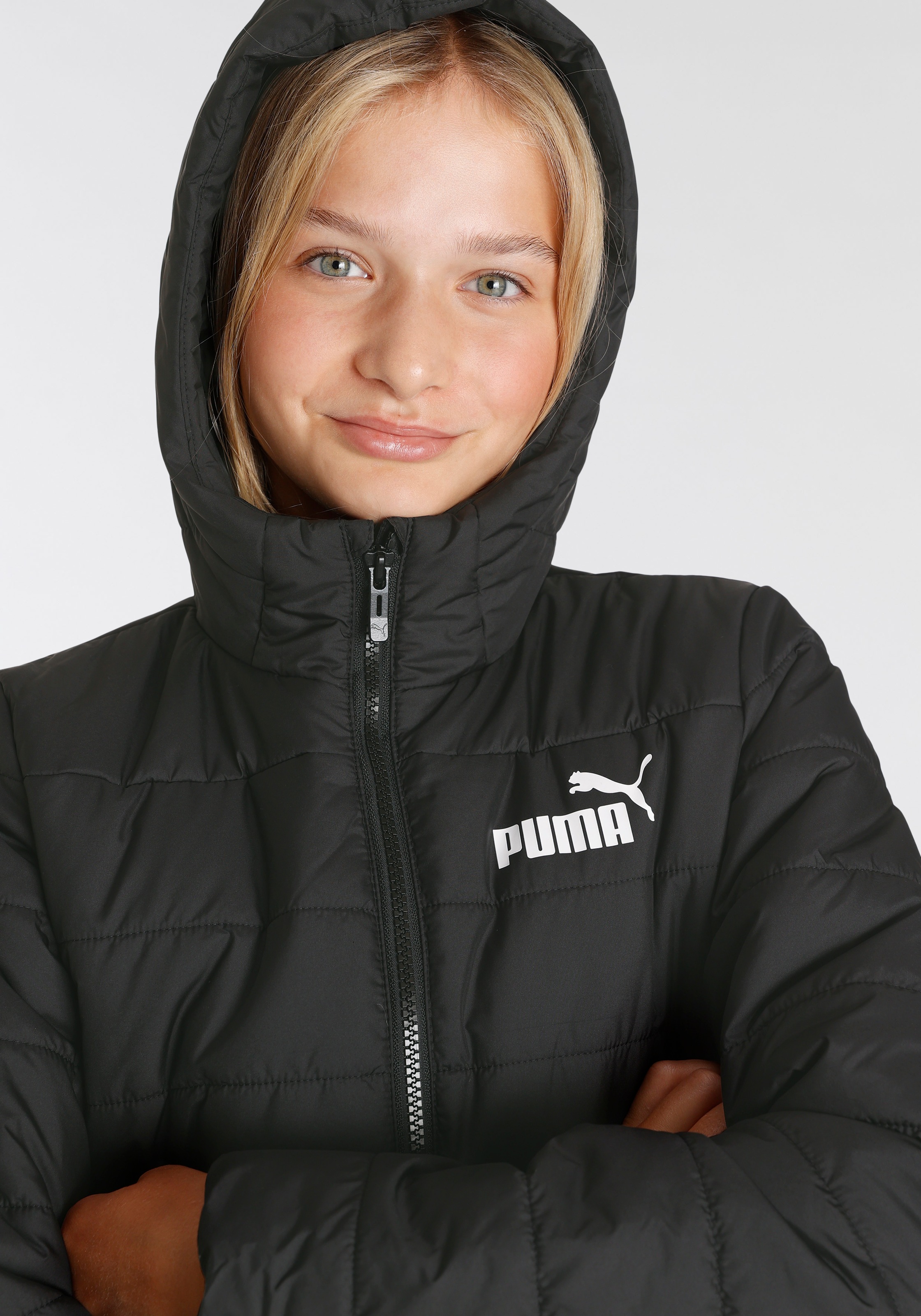 Thumbnail - PUMA Winterjacke "ESS HOODED PADDED JACKET", mit Kapuze