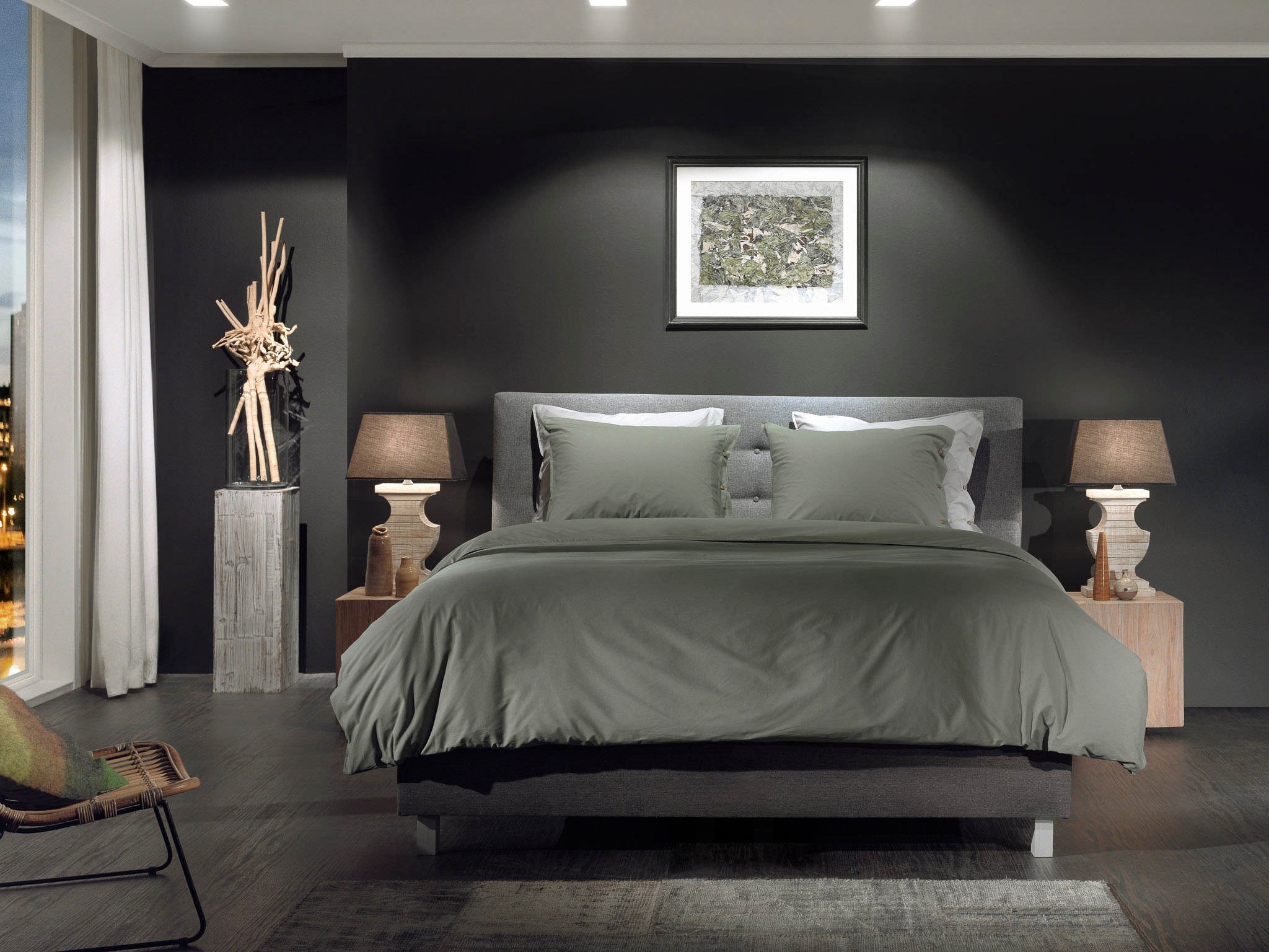 YELLOW Bettwäsche "Percale" 2 Stk. tlg. Uni Design, 100% Baumwolle ab 135x2 günstig online kaufen