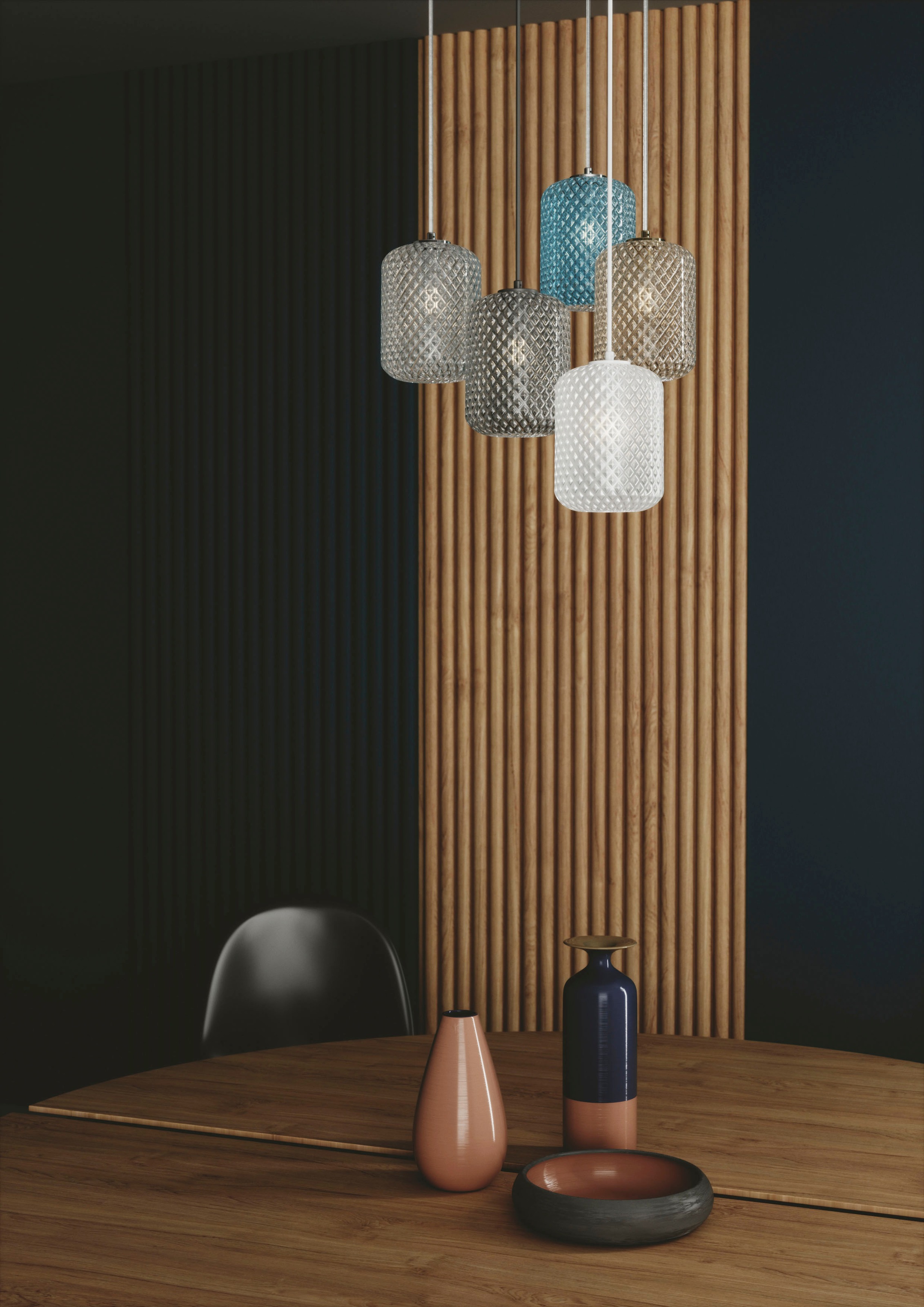ECO-LIGHT Hängeleuchte »Ashford«, Leuchtmittel E27 | Leuchtmittel wechselbar