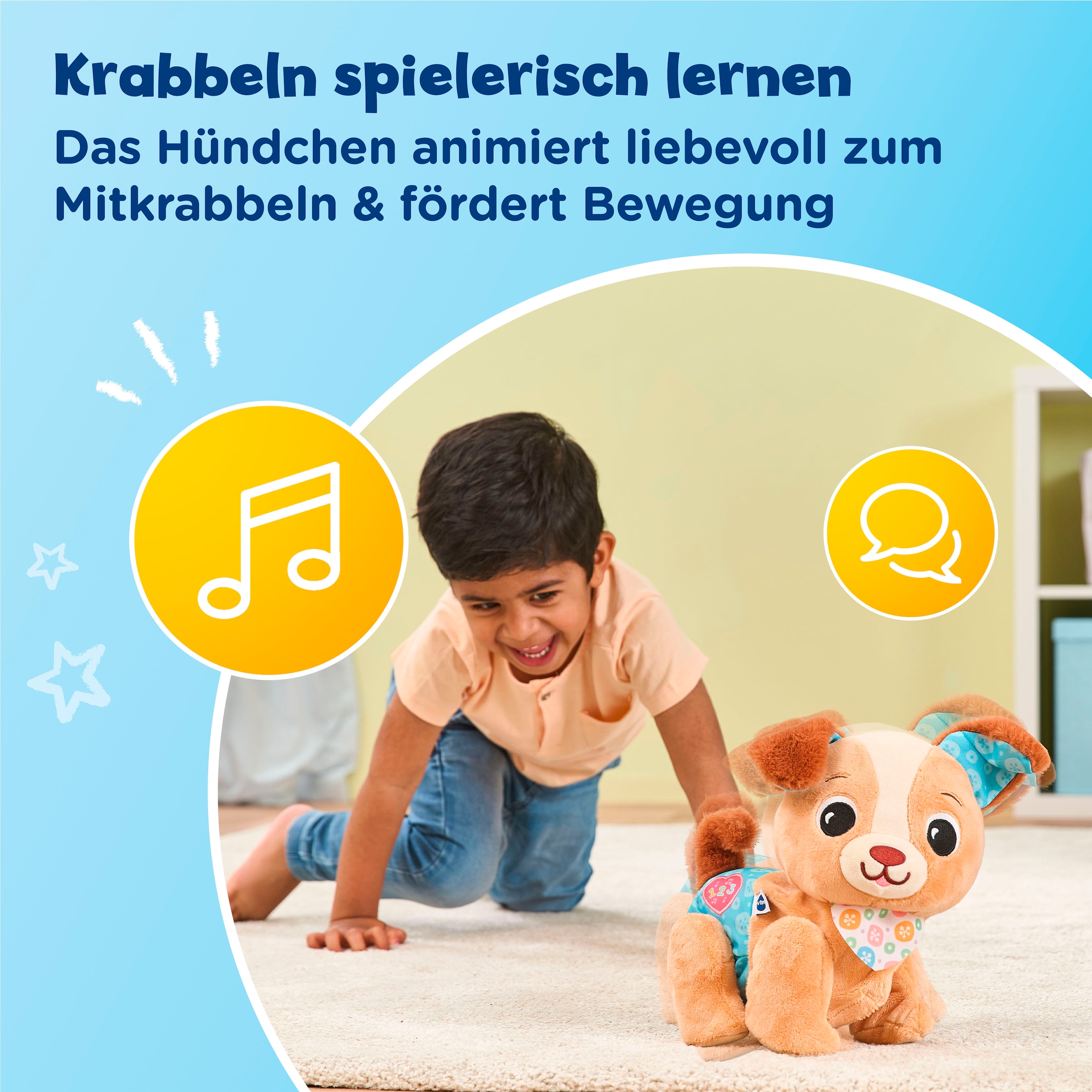 Vtech® Plüschfigur »Krabbel-mit-mir-Hündchen«