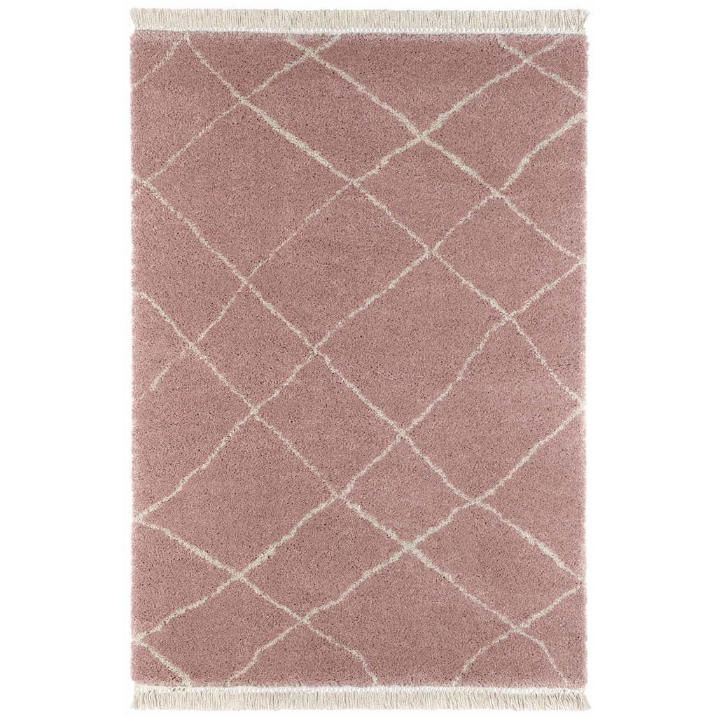 freundin Home Collection Hochflor-Teppich »Primrose«, rechteckig