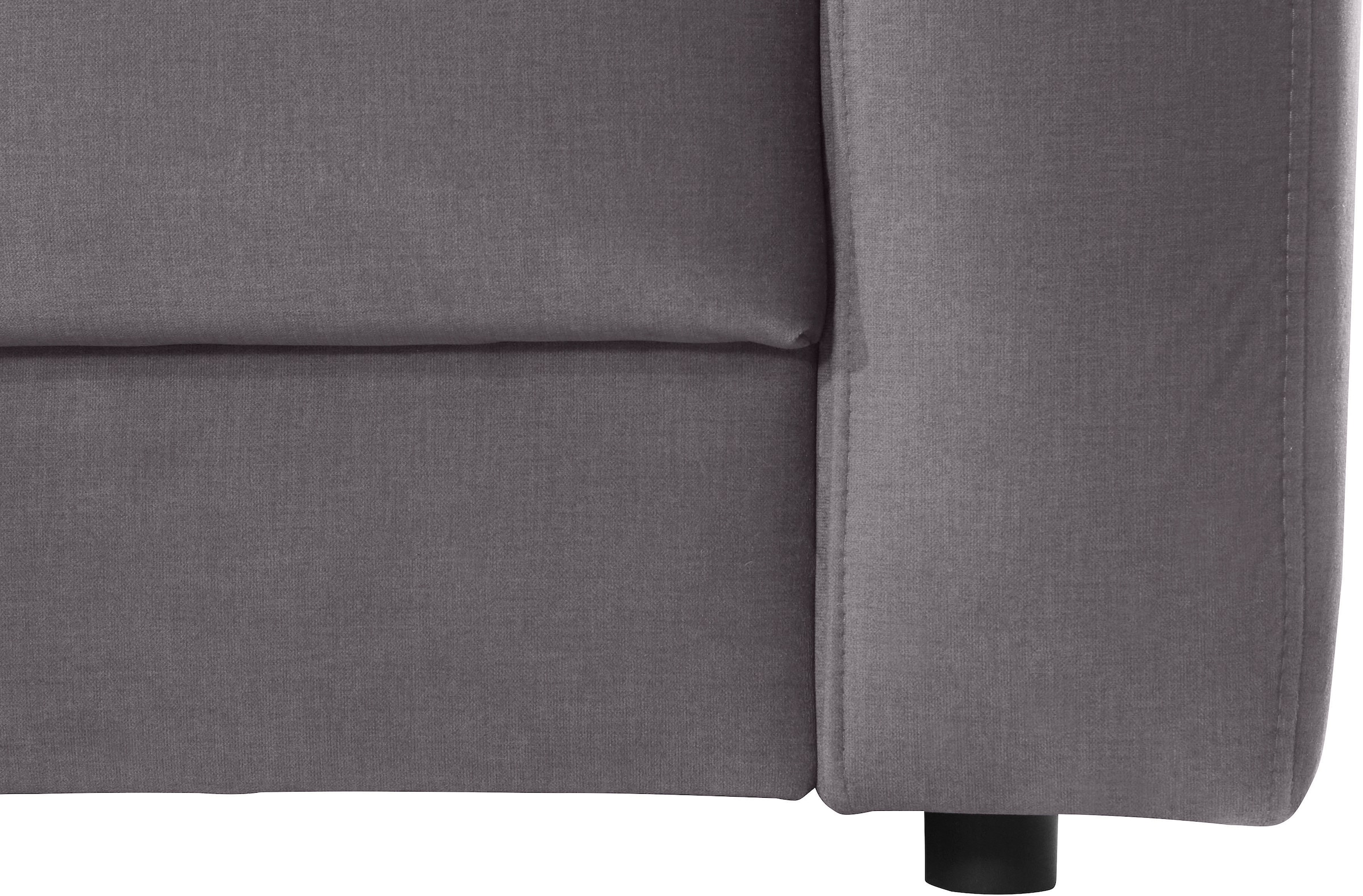 Places of Style Wohnlandschaft »Bloomfield, U-Form«, mit extra tiefer Sitzfläche, wahlweise mit Sitztiefenverstellung