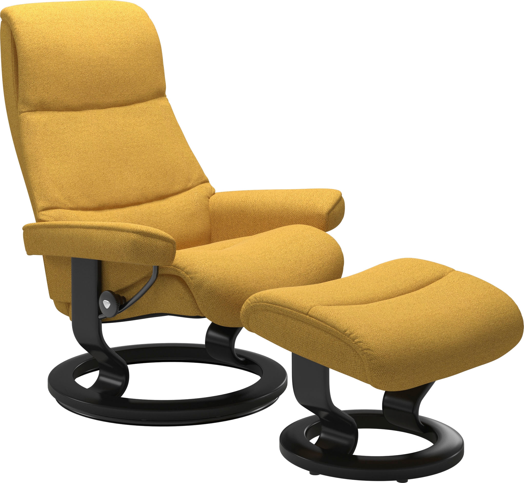 Stressless® Relaxsessel »View«, (Set, Relaxsessel BAUR Base, mit M,Gestell | Hocker), kaufen mit Schwarz Größe Classic