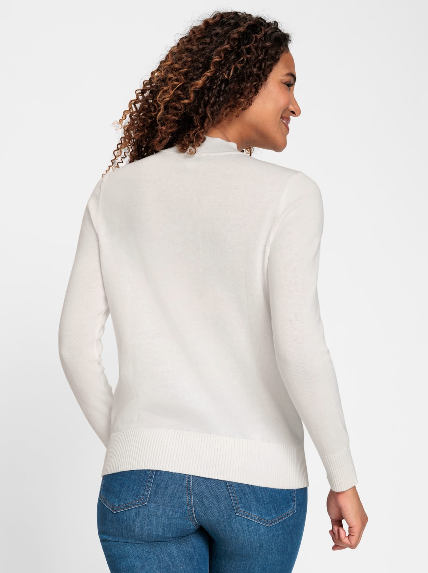 Casual Looks Stehkragenpullover »Pullover«