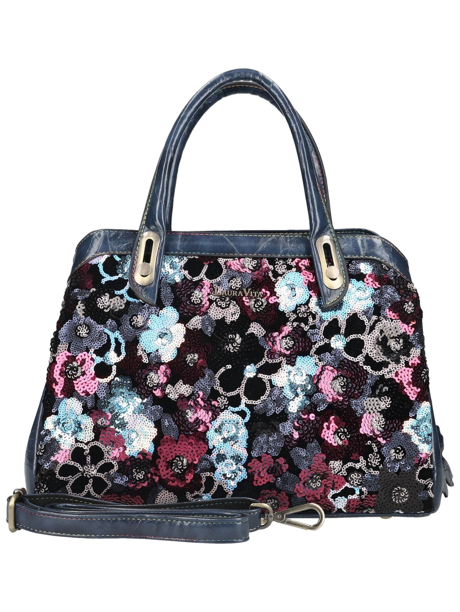 LAURA VITA Henkeltasche "LAURA VITA Taschen Lederimitat/Textil"