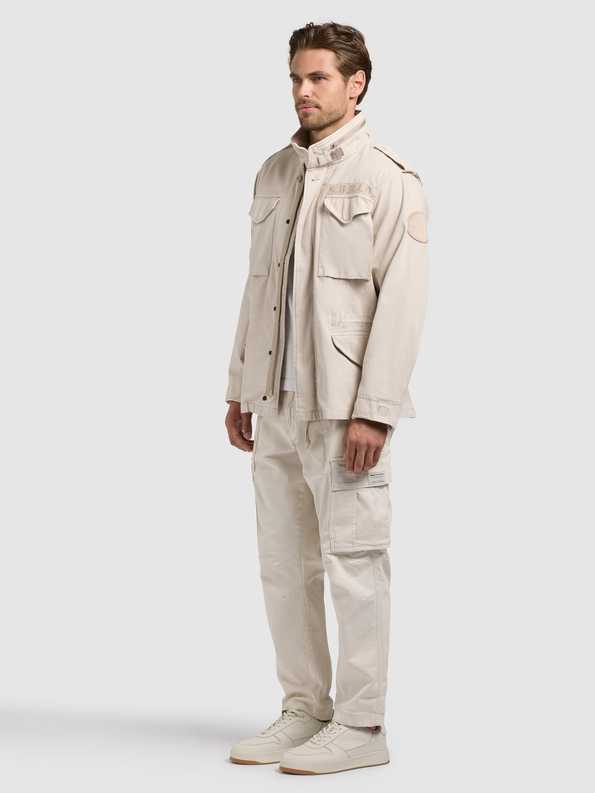 khujo Fieldjacket »GENE« mit Kapuze