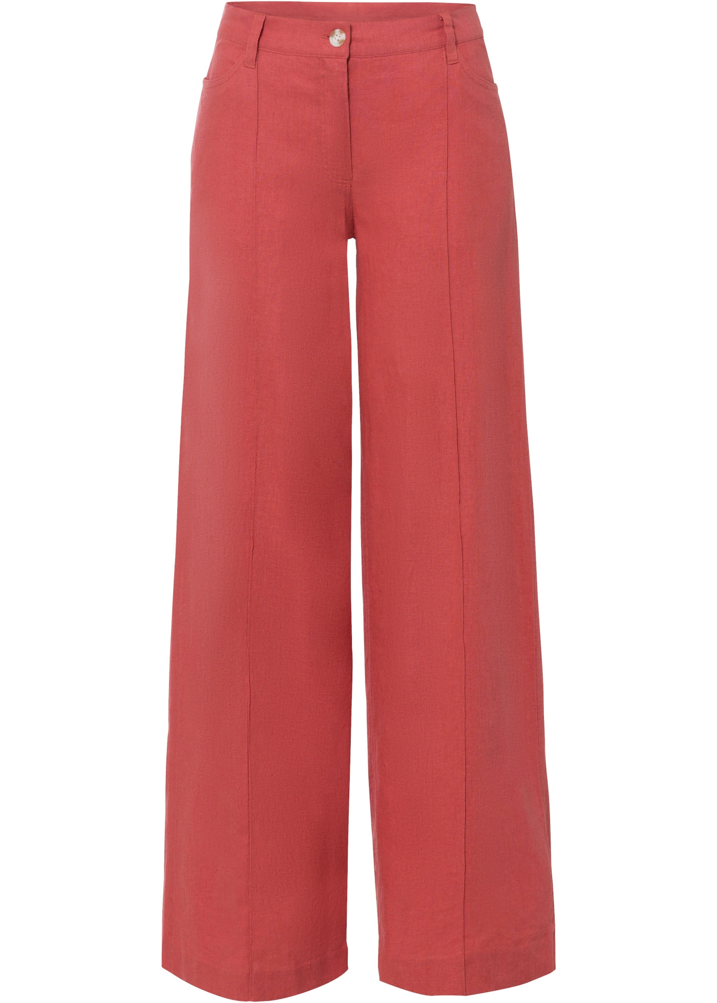 bonprix Palazzohose  aus Leinen und Viskose, Loose Fit, eleganter Stil