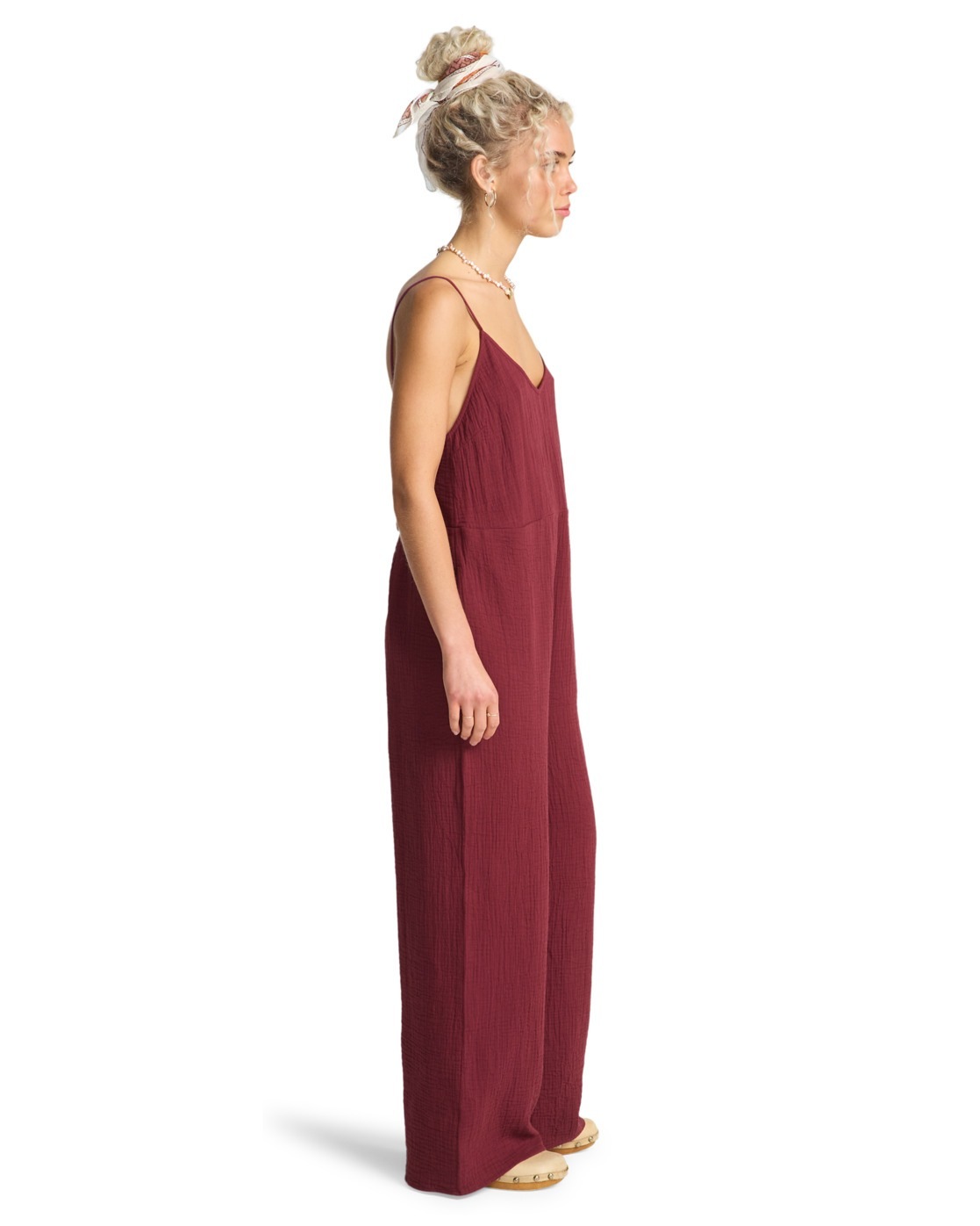 Billabong Only In Dreams Jumpsuit Cranberry L 3