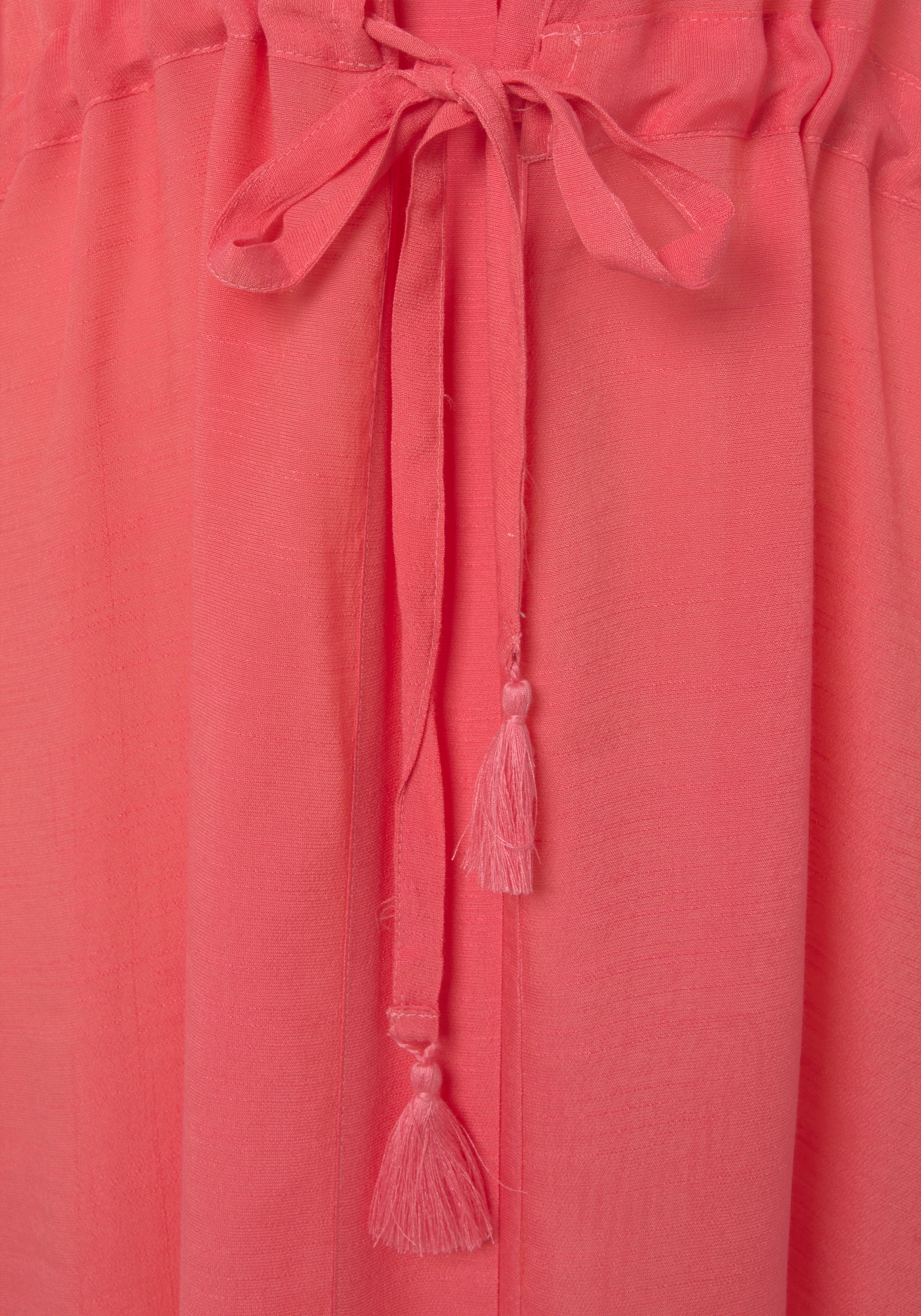 LASCANA Strandkleid, im Kimono-Style zum Binden, langärmliges Sommerkleid, Kaftan