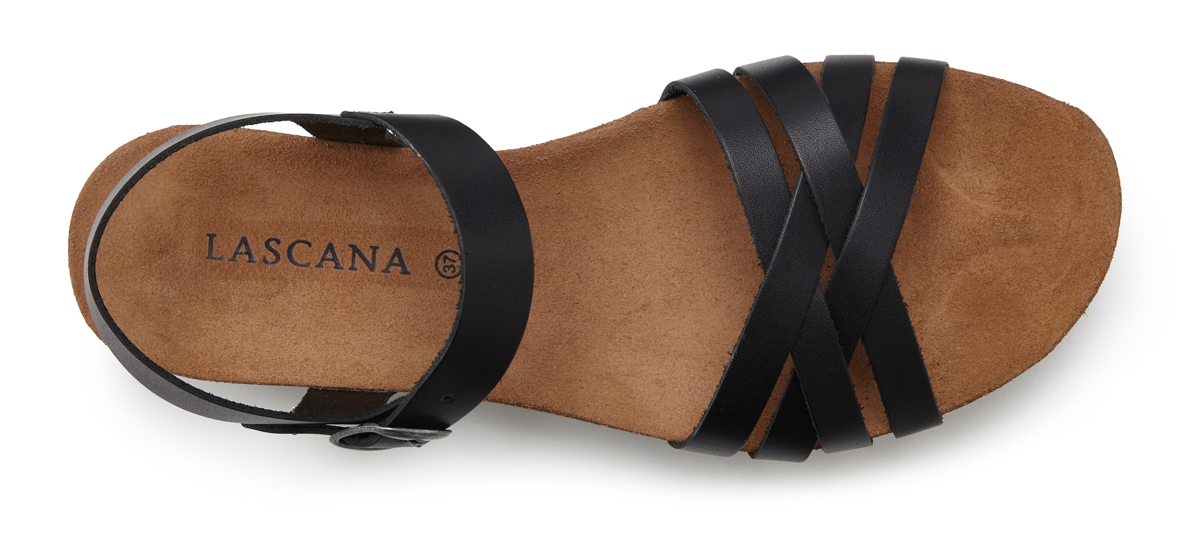 LASCANA Sandale »Sandalette, Sommerschuh«, aus Leder