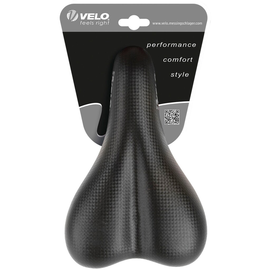 Velo Fahrradsattel »JUNIOR«, (Packung, 1 tlg.)