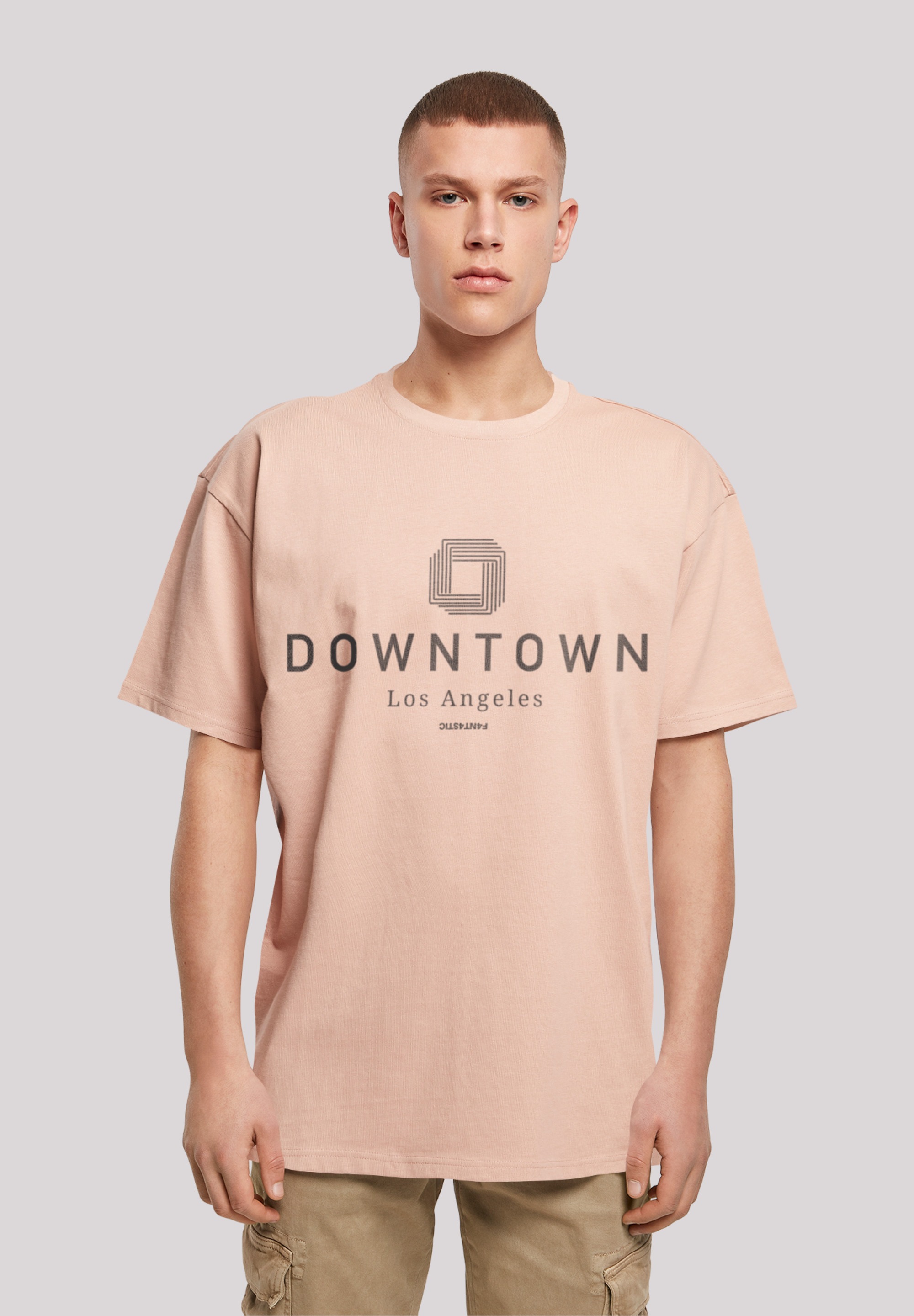 F4NT4STIC T-Shirt "Downtown LA OVERSIZE TEE", Print