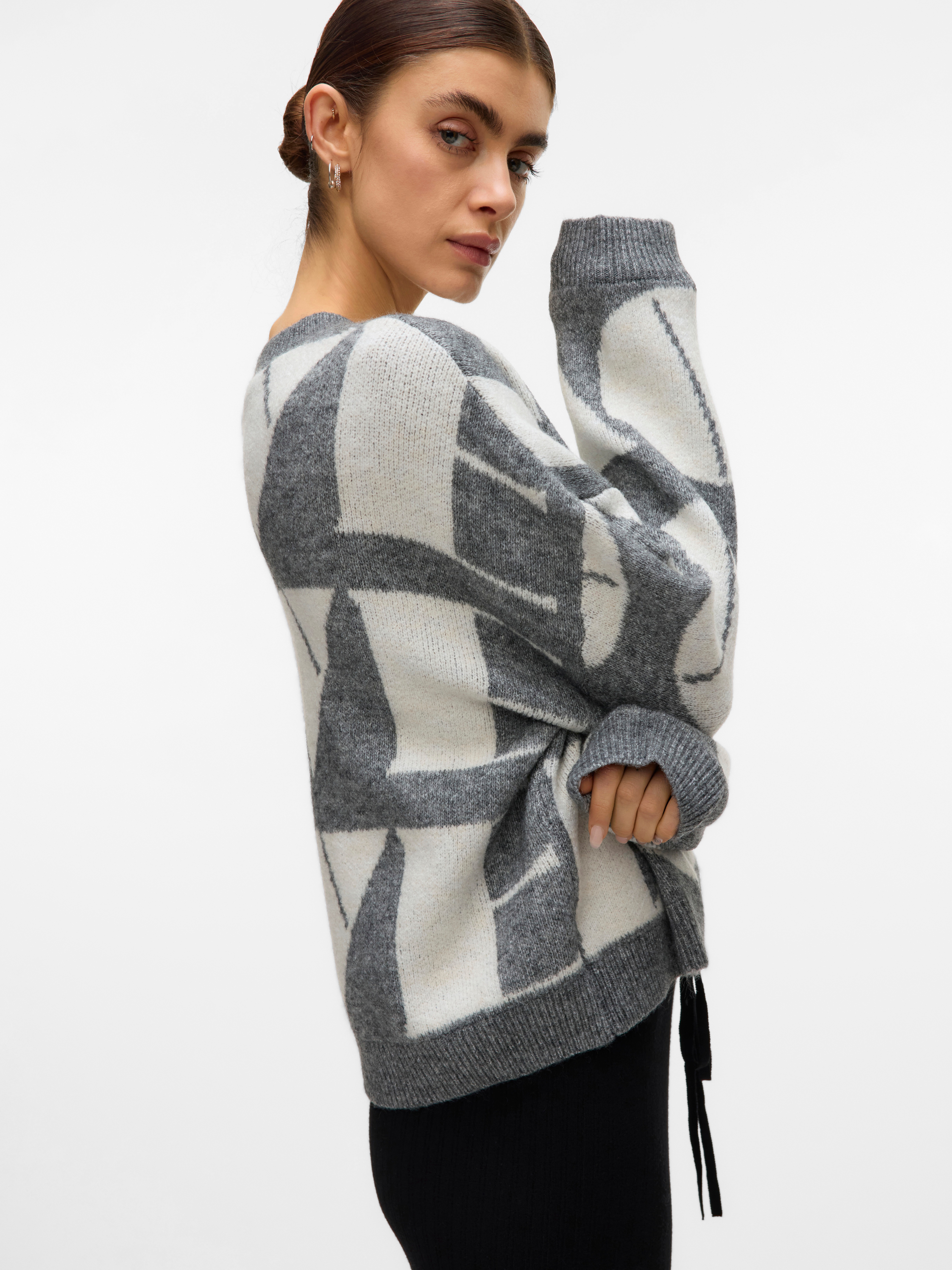 Thumbnail - Vero Moda Strickpullover "VMLOVE LS O-NECK PULLOVER BOO"