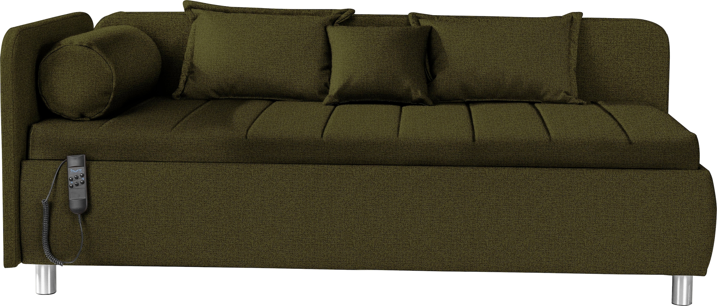 alina Schlafsofa "Kiana", Liegefläche 90/200 cm oder 100/200 cm, Bettkasten, Zierkissen-Set