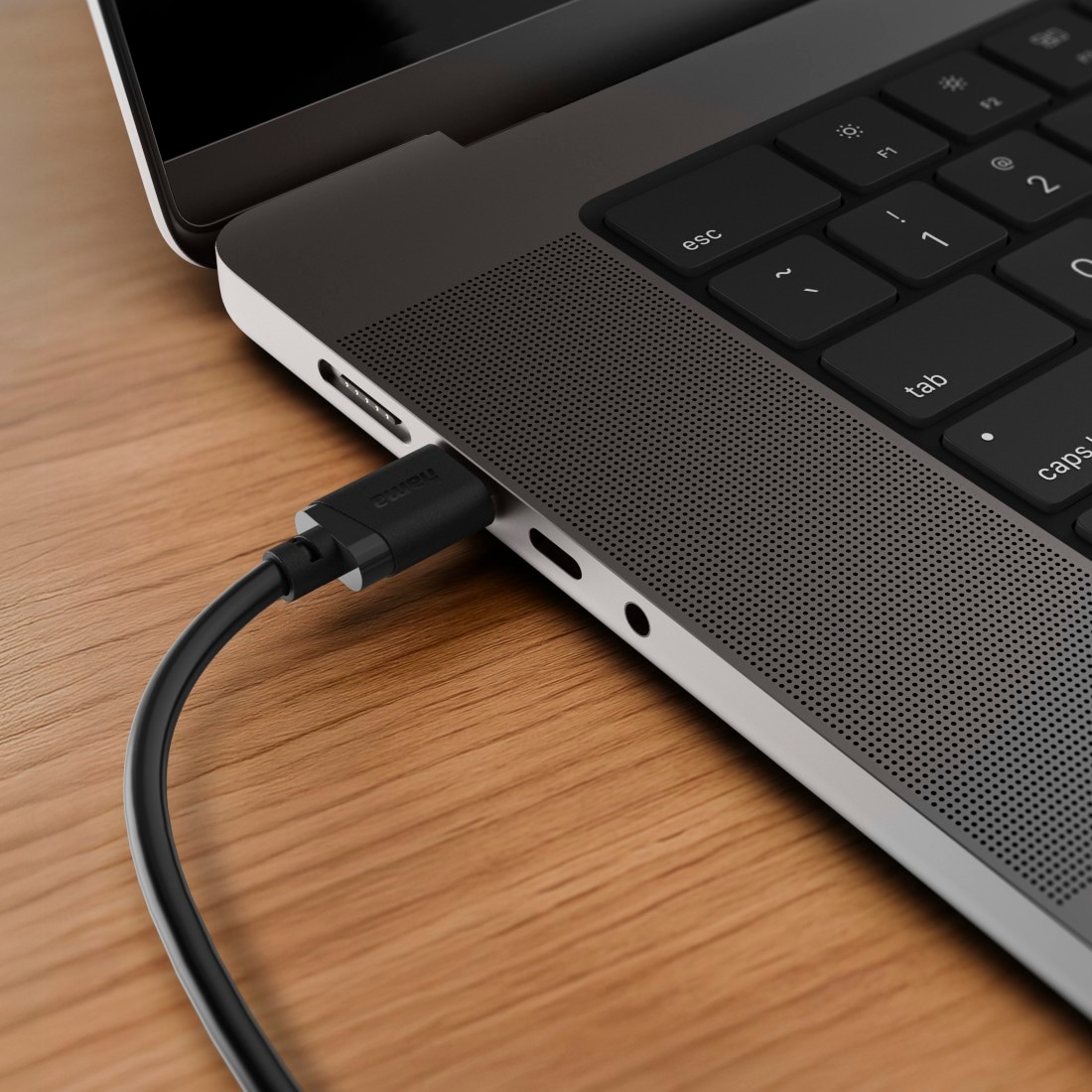 Hama USB-Kabel »USB-A auf USB-C Ladekabel 1 m schwarz« USB Typ A | USB-C 100 cm Schnellladen, 480 Mbit/s, 3 A Strom, breite Kompatibilität