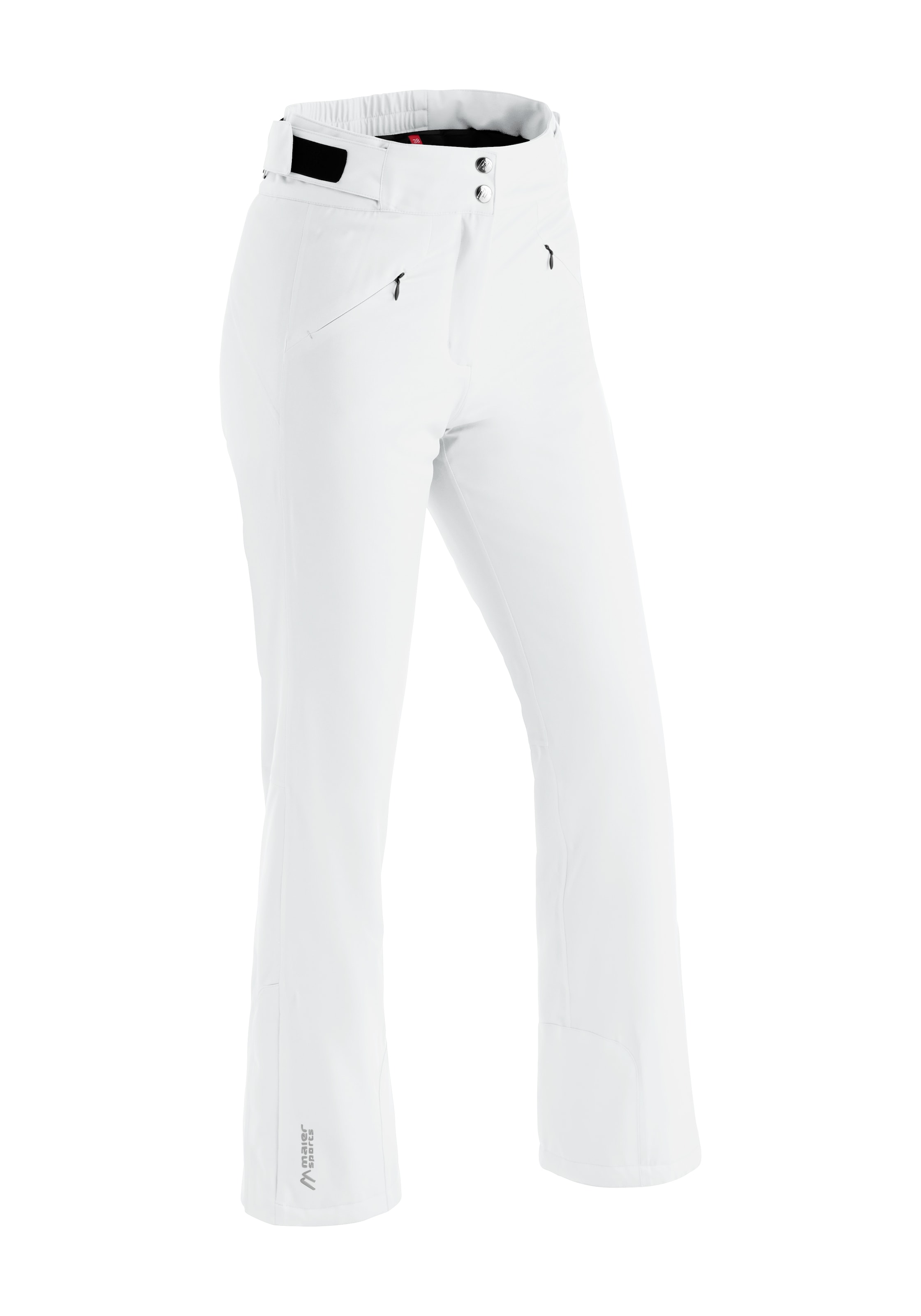 Maier Sports Skihose "Allissia slim", Damen Schneehose, wind- und wasserdicht, 2 RV-Taschen, Slim Fit