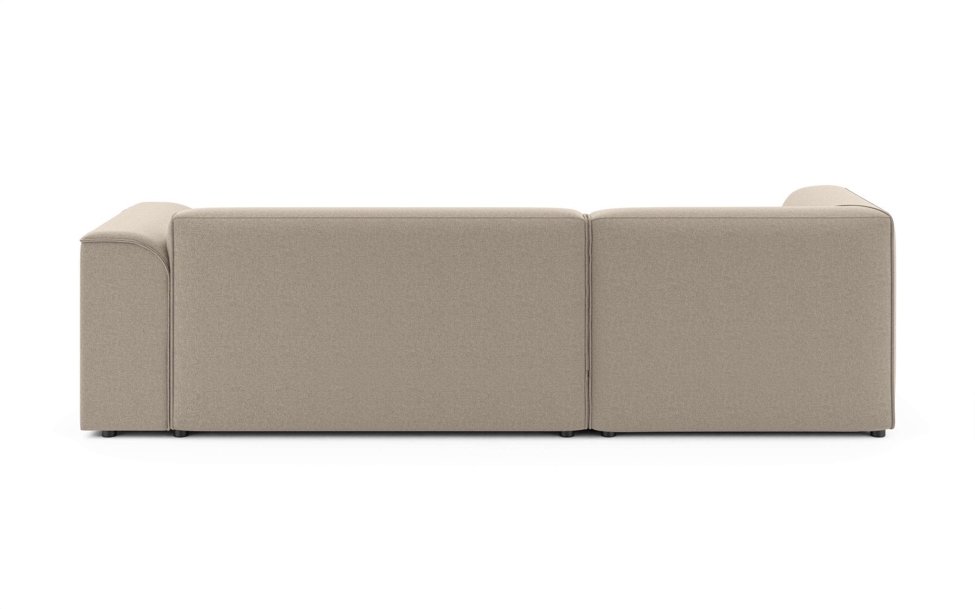 Home affaire Ecksofa »MERID L-Form (257 cm), zeitlos & stilvolles Design,« Aufwendig gepolstert, in Cord, Chenille und Struktur