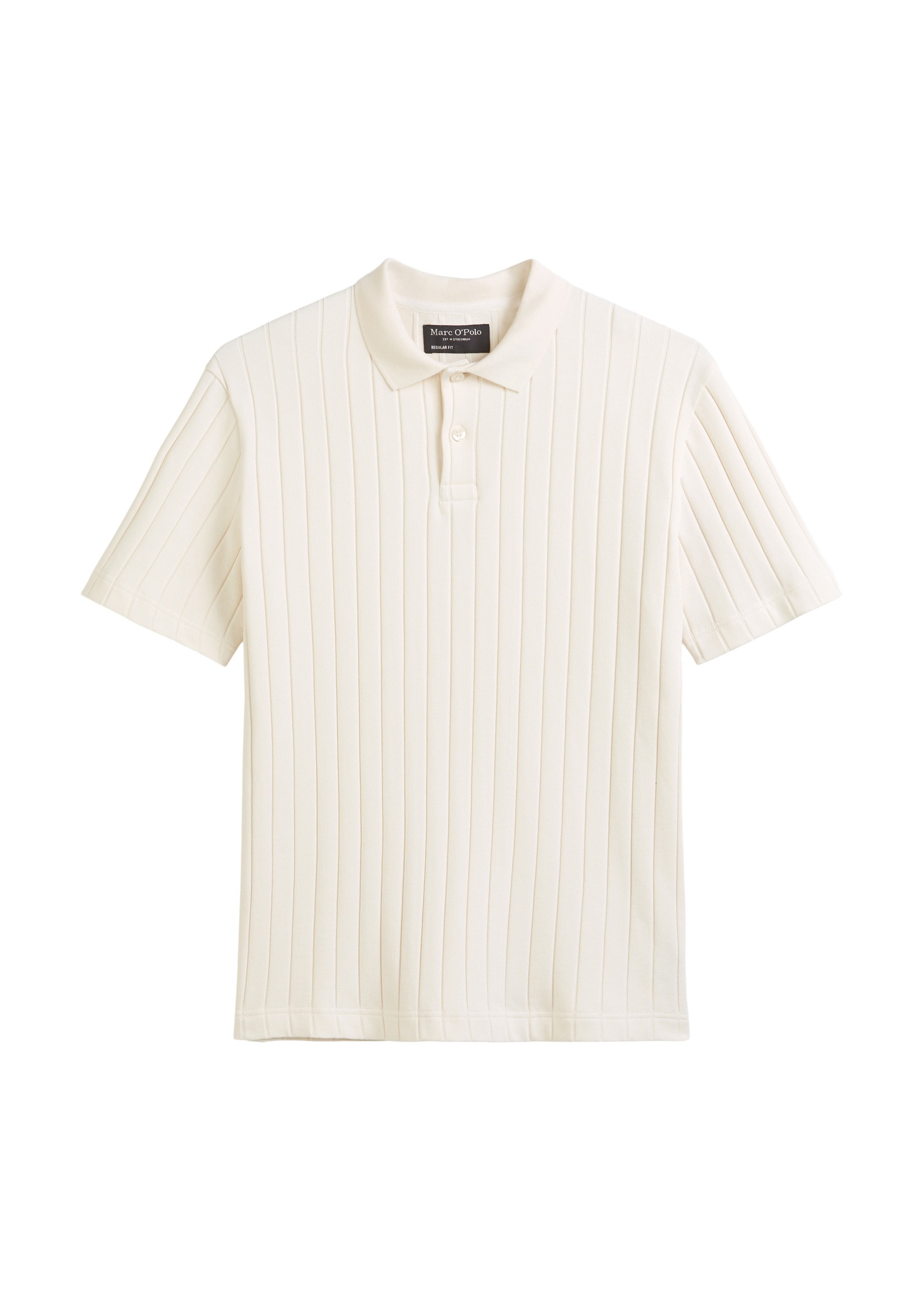 Marc O'Polo Poloshirt »mit breiter Rippstruktur«