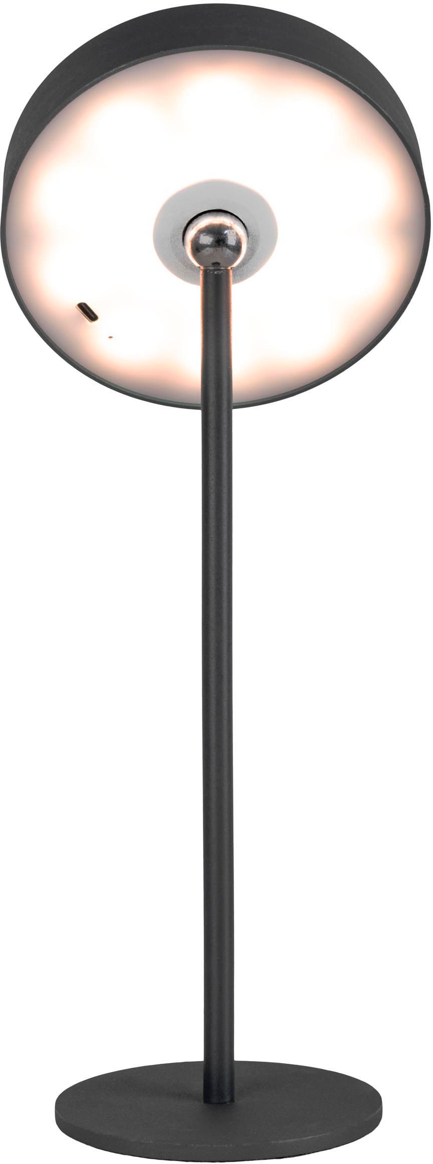 Außen-Tischleuchte NÄVE "ELLA", schwarz, B:12,5cm H:35cm L:12,5cm T:12,5cm Ø:12,5cm, Leuchten, Dimmbar; Schirm magnetisch und leuchtend abnehmbar; Memoryfunktion 2