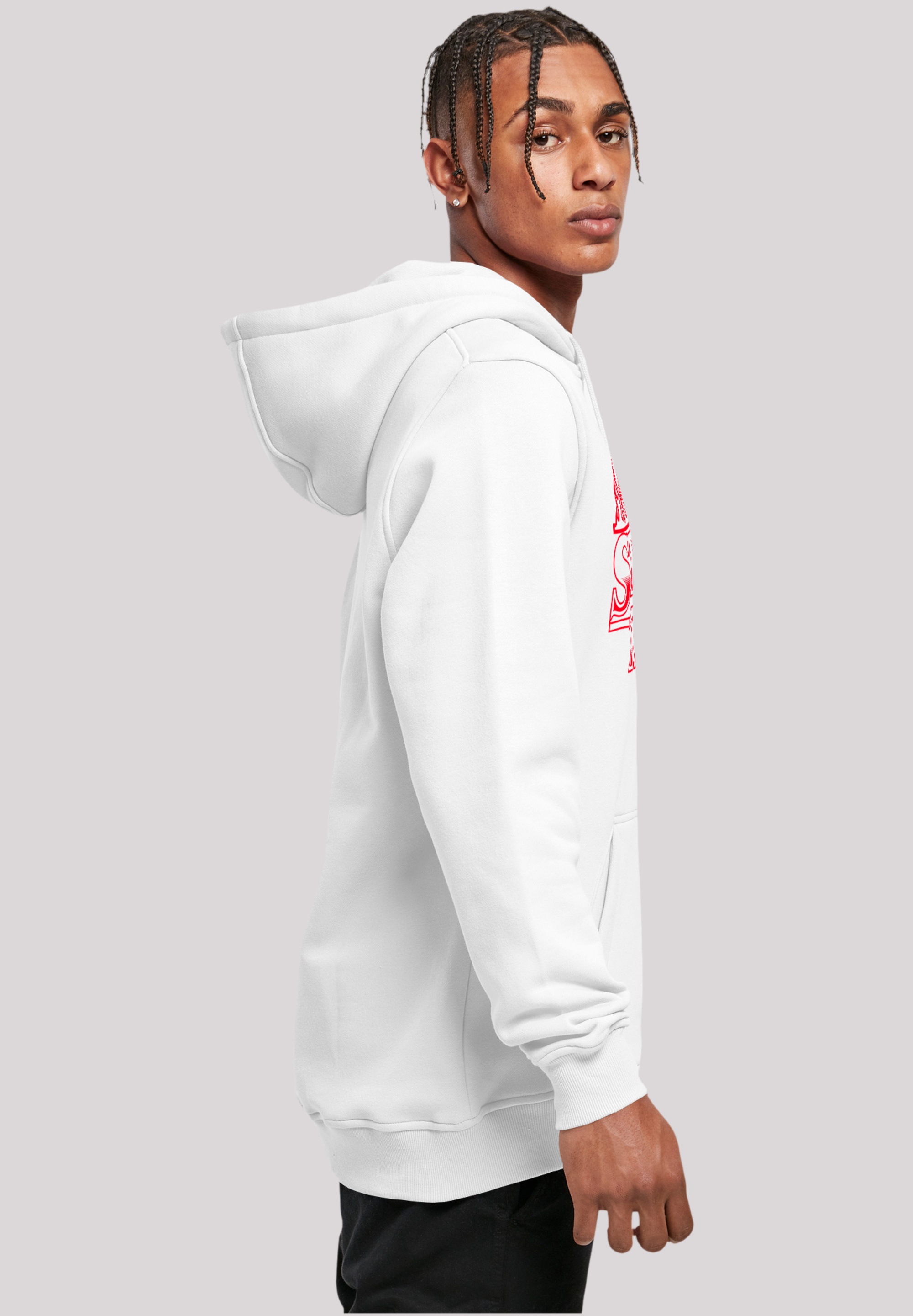 F4NT4STIC Kapuzenpullover »Stranger Things Flames Netflix TV Series«, Premium Qualität