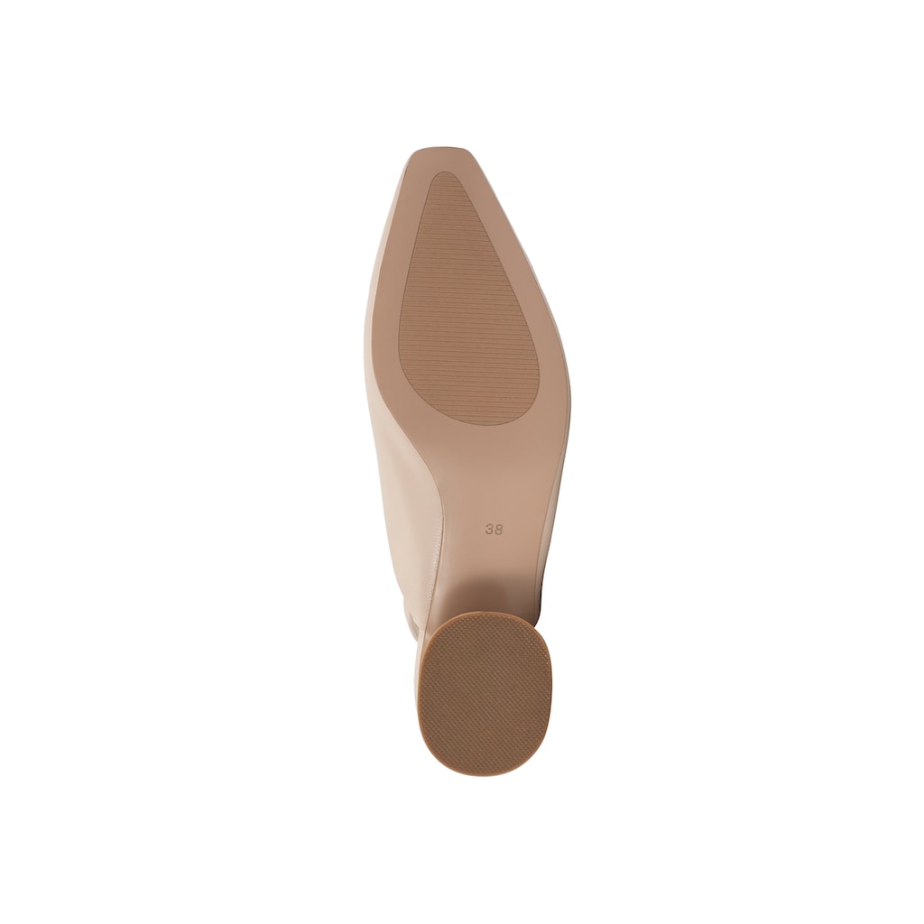 Schuhe Ballerinas ekonika Ballerina »Portal«, aus echtem Leder beige