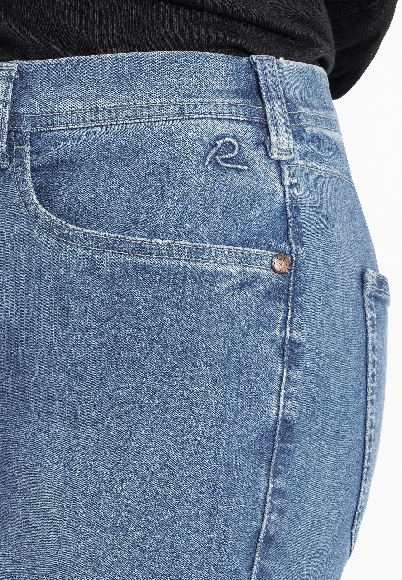 Recover Pants 5-Pocket-Jeans »JIL«, aus formstabilem Denim