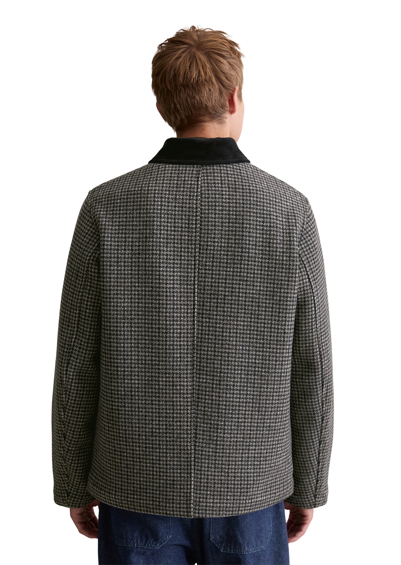 Marc O'Polo DENIM Outdoorjacke »aus warmem Double-Face-Woll-Mix«, ohne Kapuze