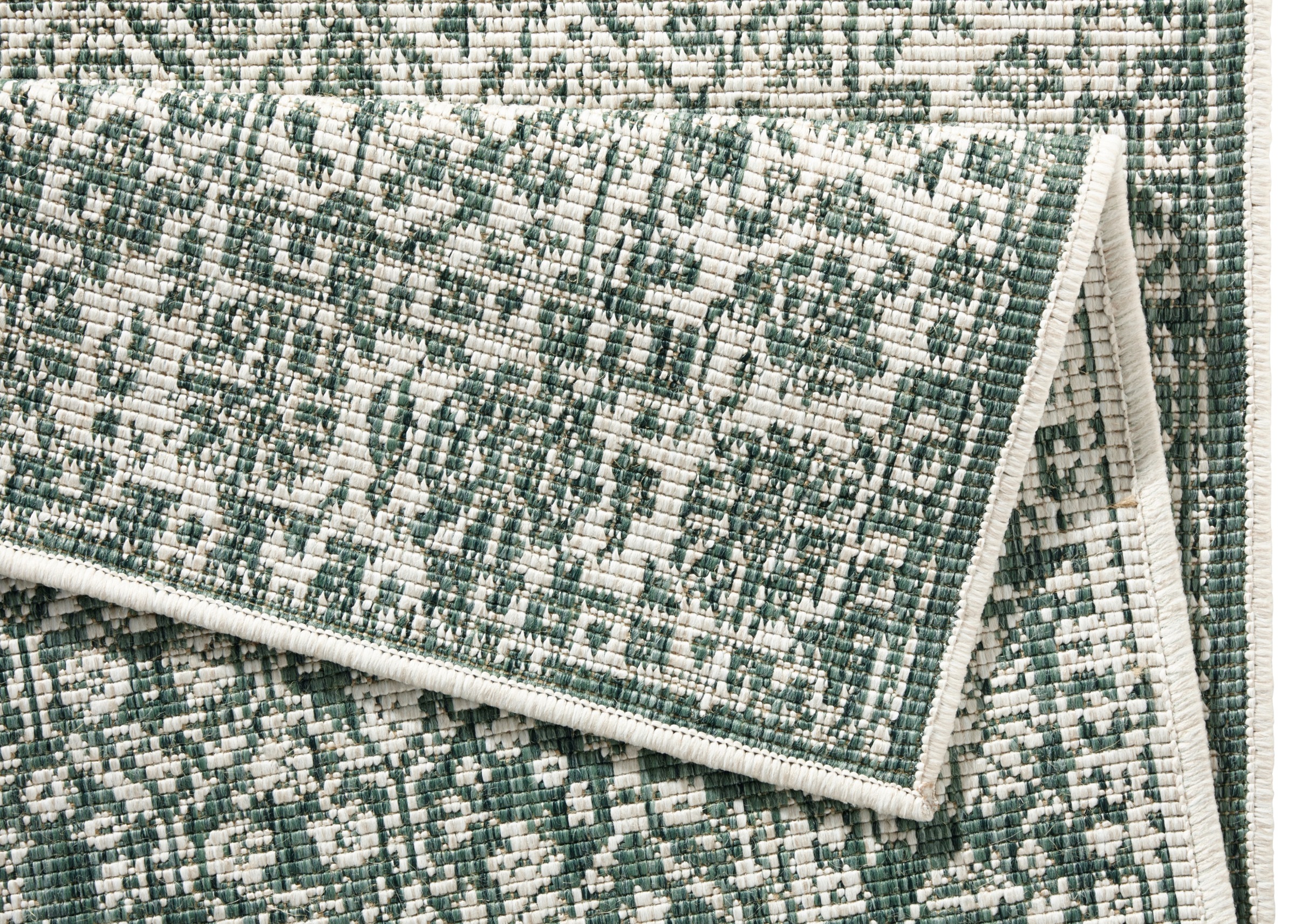 NORTHRUGS Teppich »Curacao«, rechteckig, 5 mm Höhe, In-& Outdoor, Läufer, Wetterfest, Balkon, Wohnzimmer, Wasserfest
